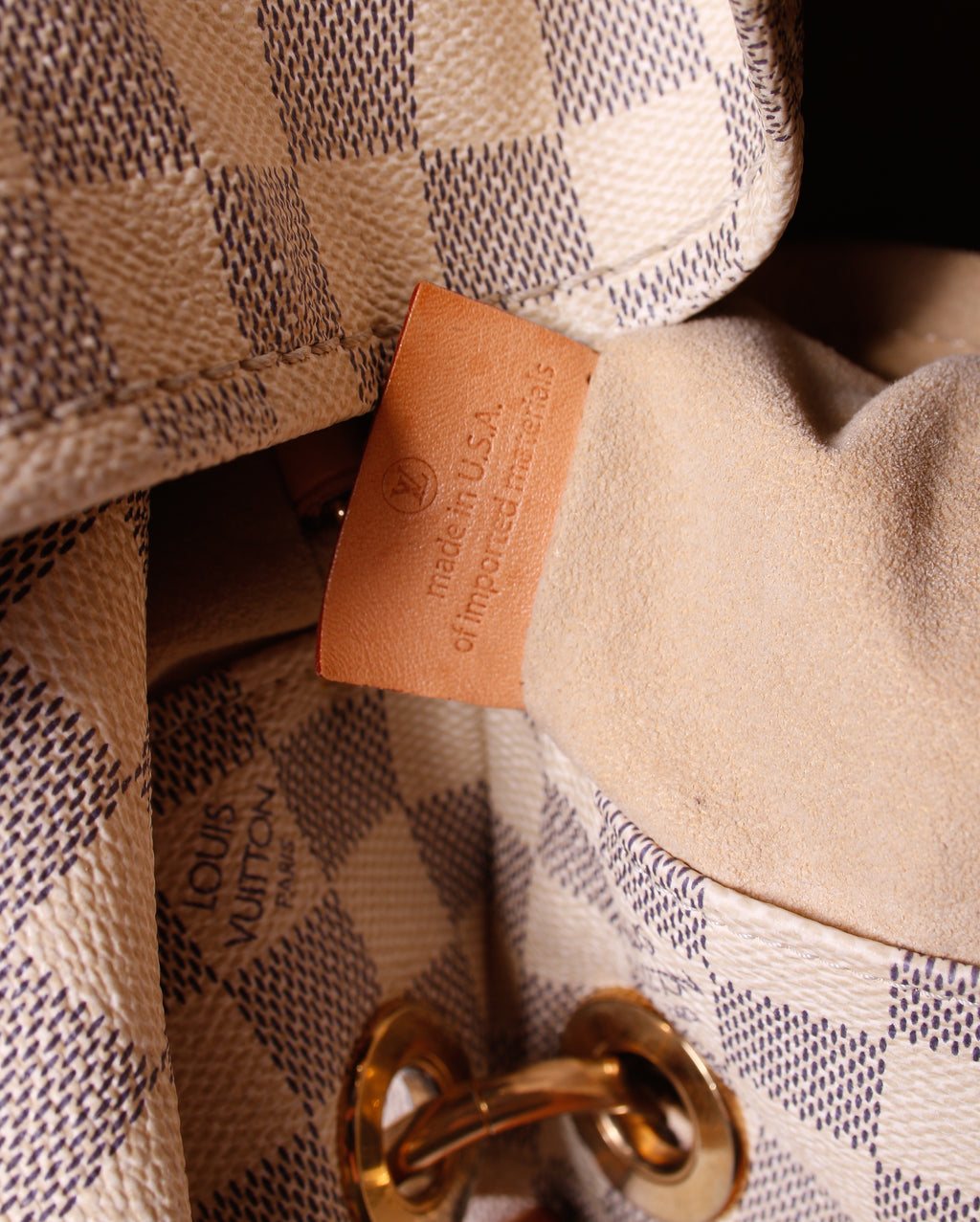 PRE OWNED - LOUIS VUITTON Damier Azur Artsy MM