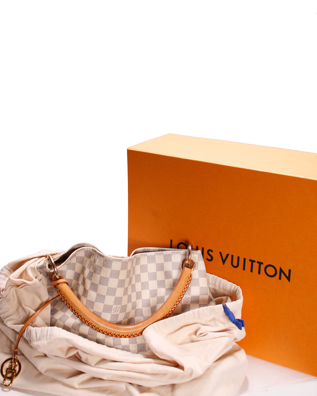 PRE OWNED - LOUIS VUITTON Damier Azur Artsy MM