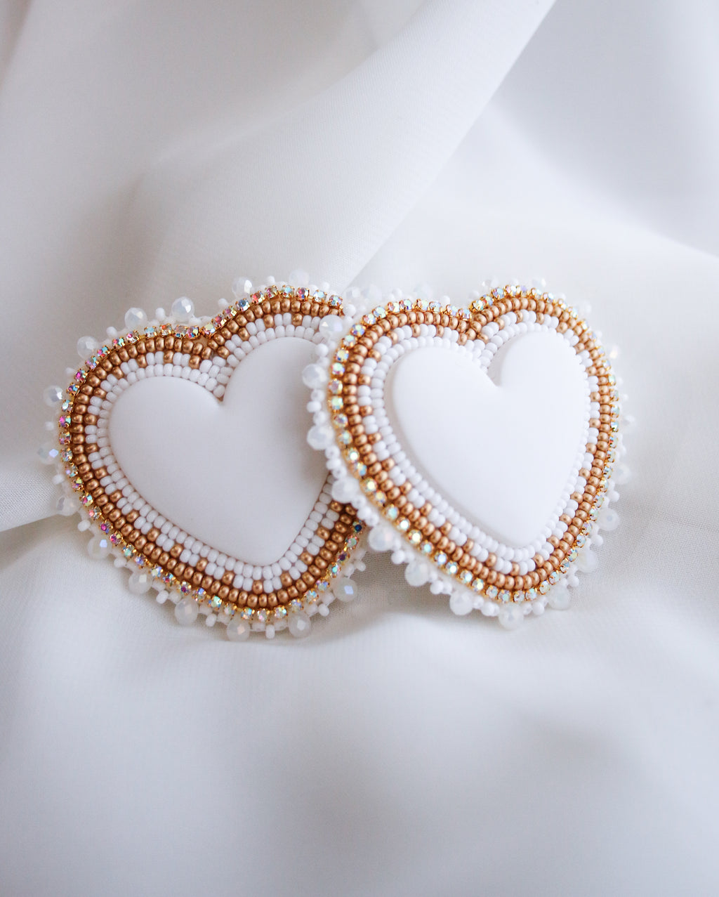 KAIGU CREATIONS Big Heart Earrings