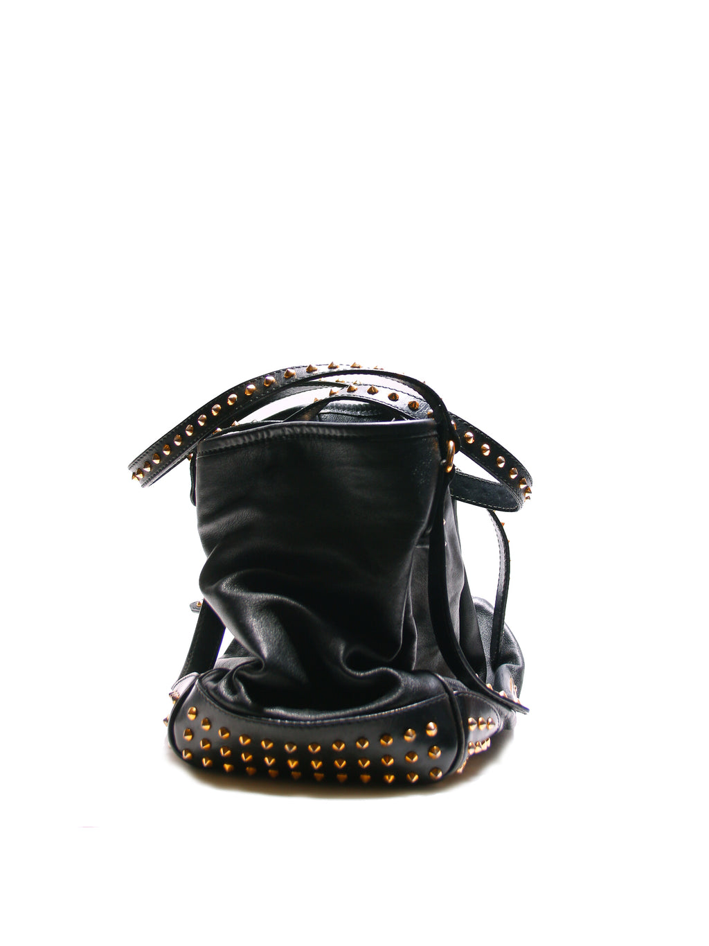 PRE OWNED - BURBERRY Canterbury studded bag