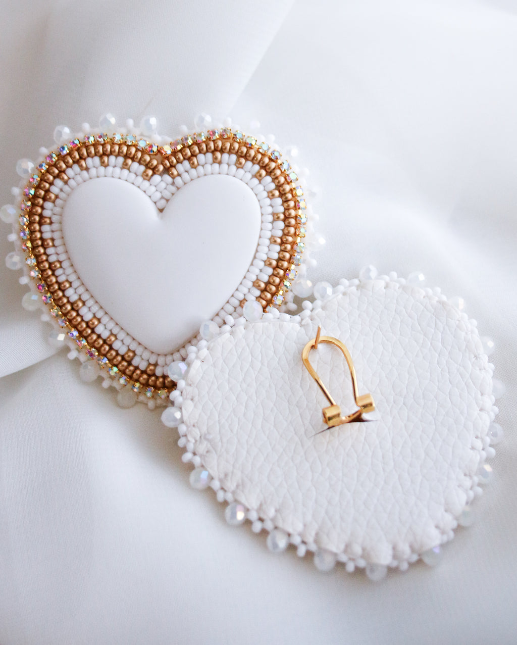 KAIGU CREATIONS Big Heart Earrings