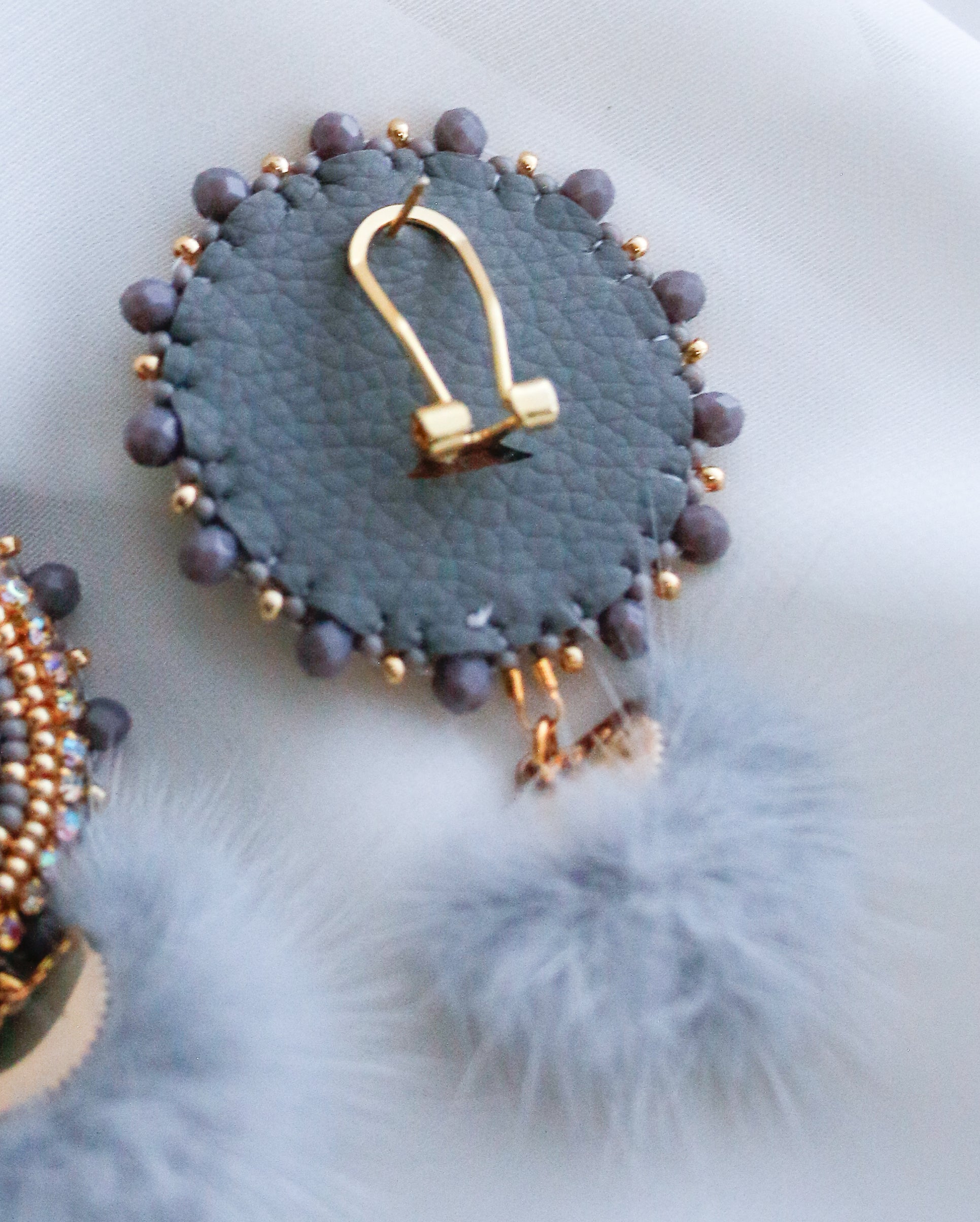 KAIGU CREATIONS Pom Earrings