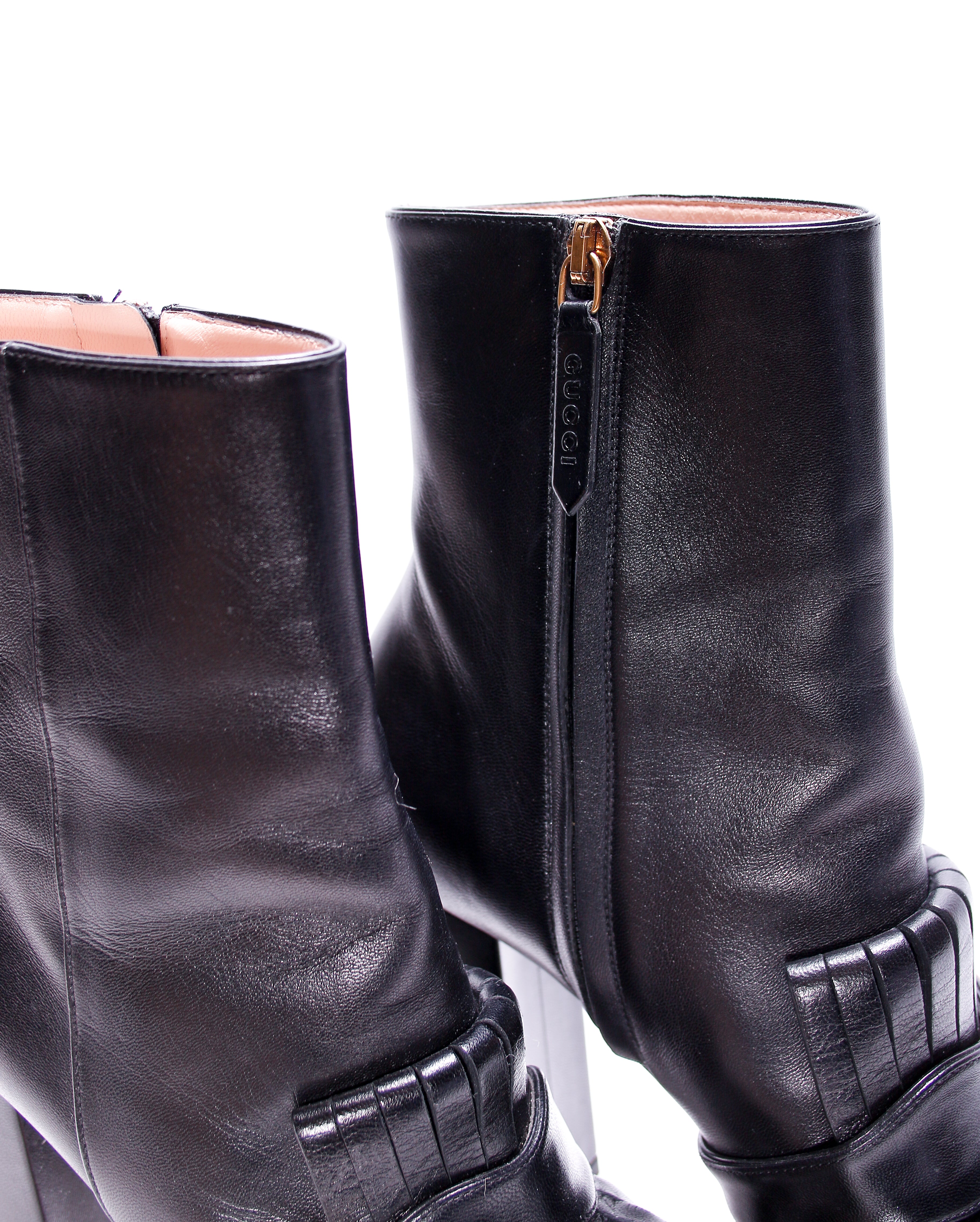 PRE OWNED - GUCCI Marmont Ankle Boots