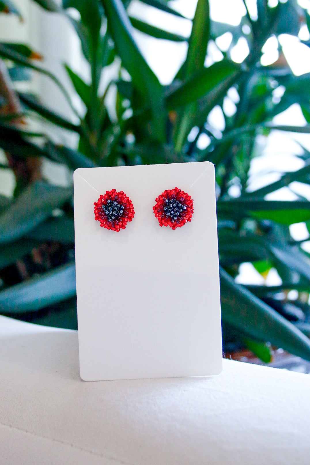 Blossom Beads Flower Stud Earrings