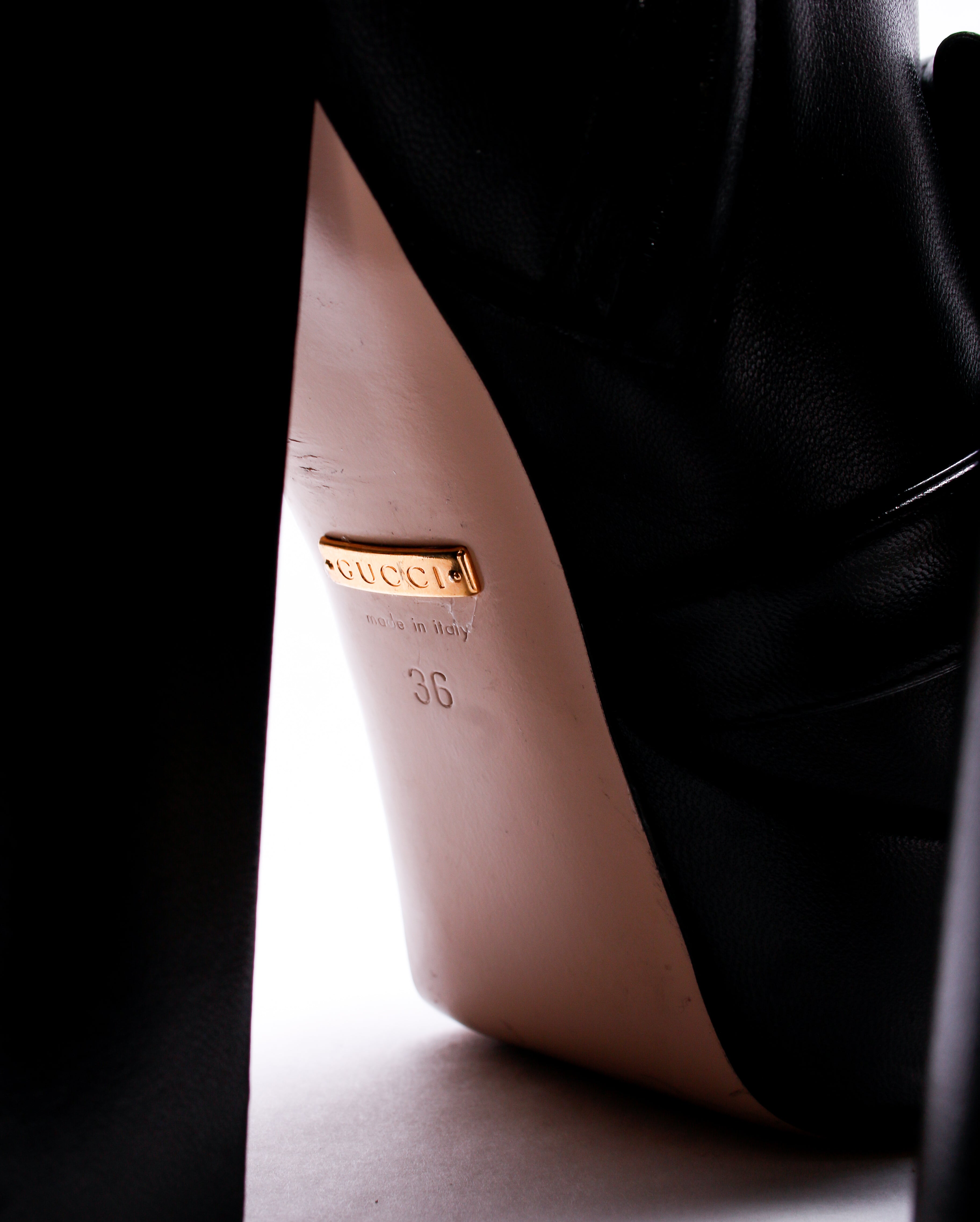 PRE OWNED - GUCCI Marmont Ankle Boots