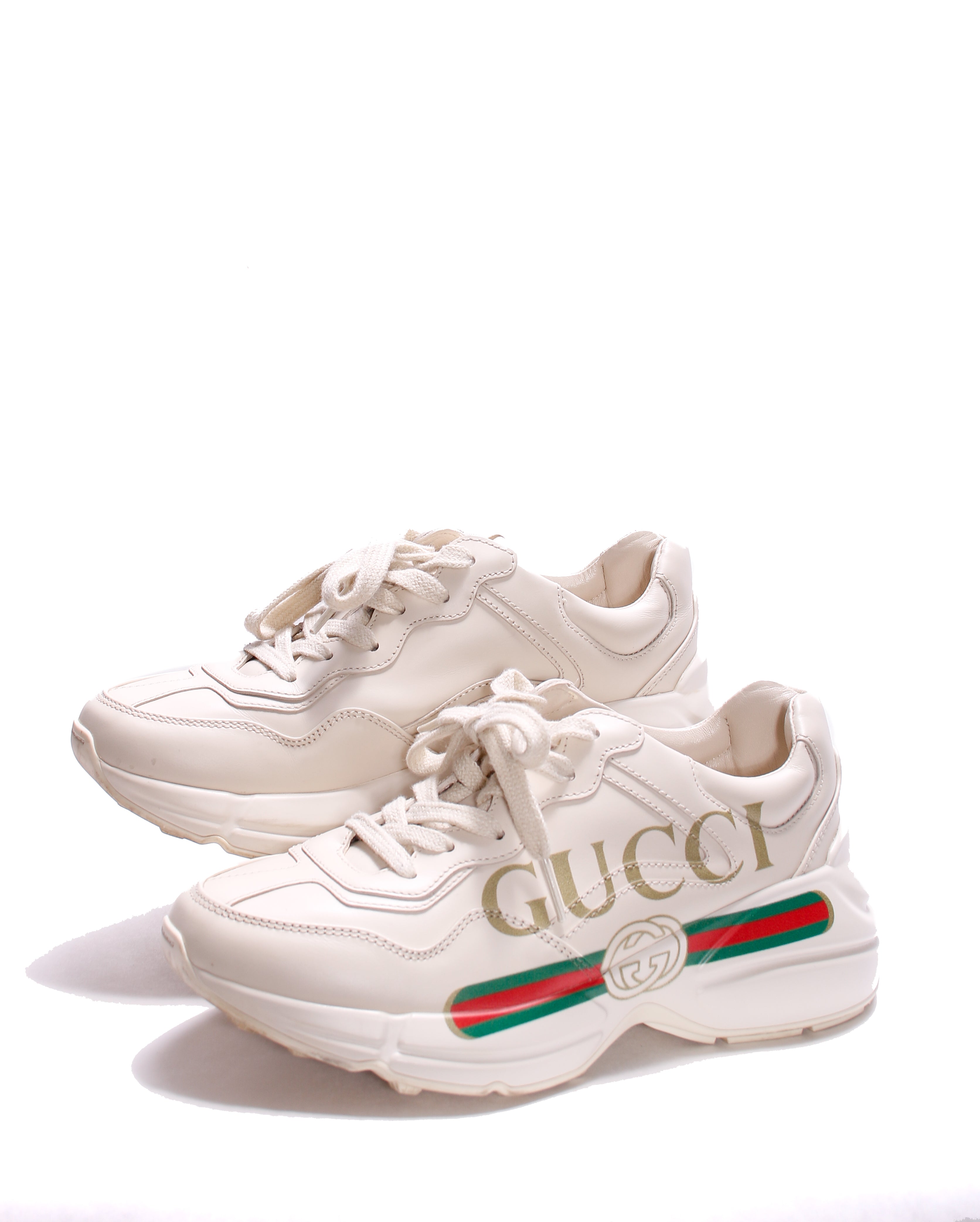 PRE OWNED GUCCI Rhyton sneakers