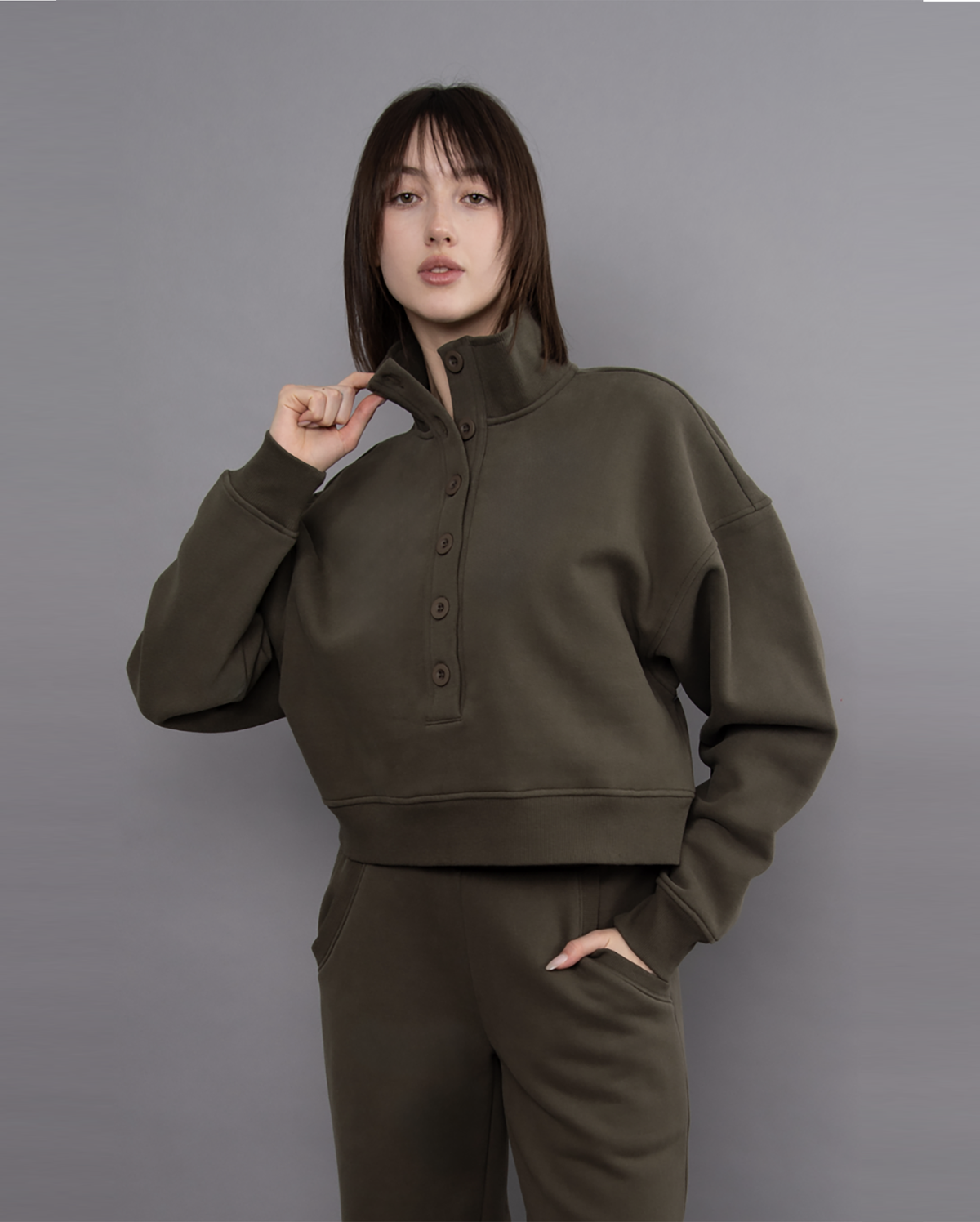 RD STYLE Button Pullover
