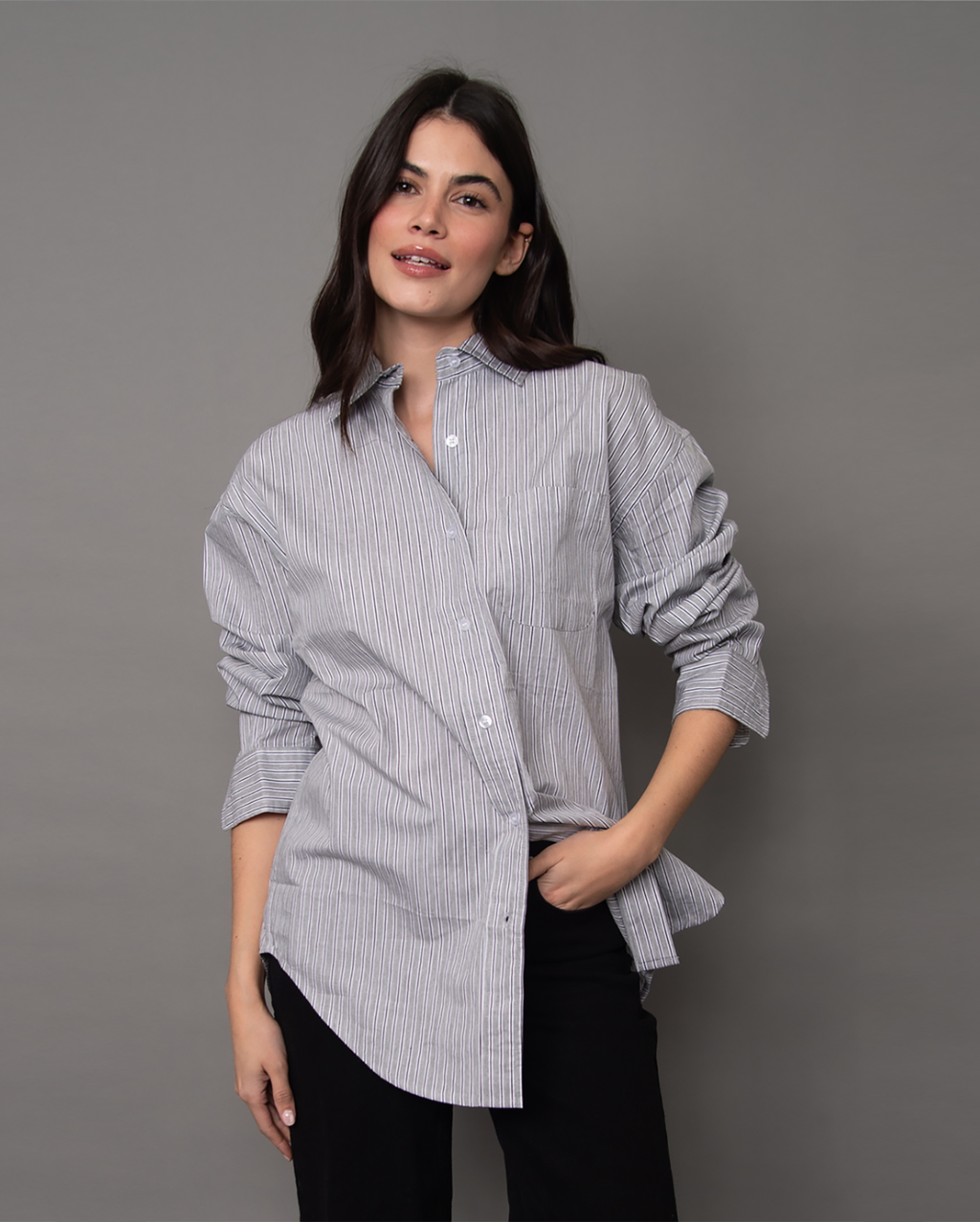 RD STYLE Striped Button Down
