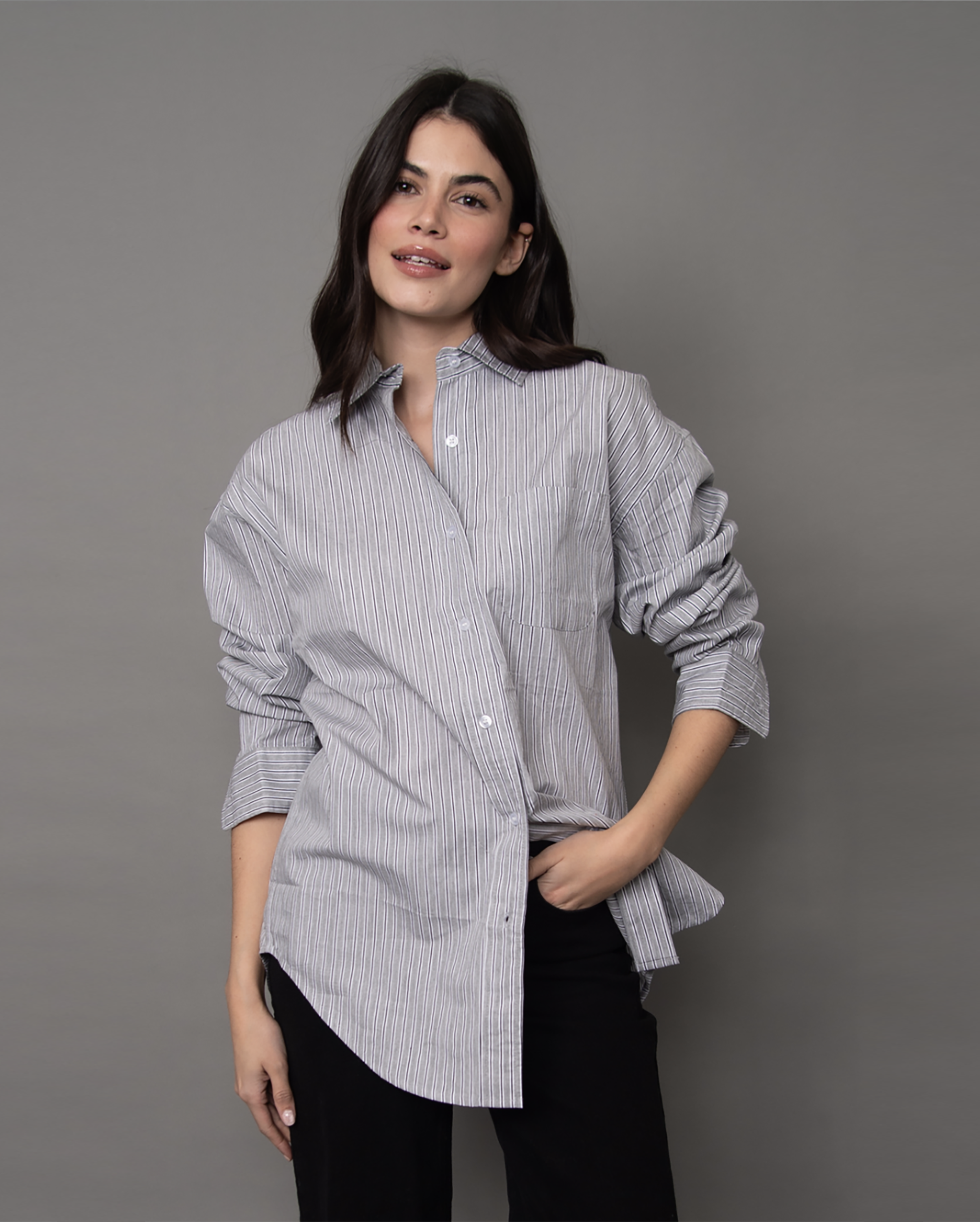 RD STYLE Striped Button Down