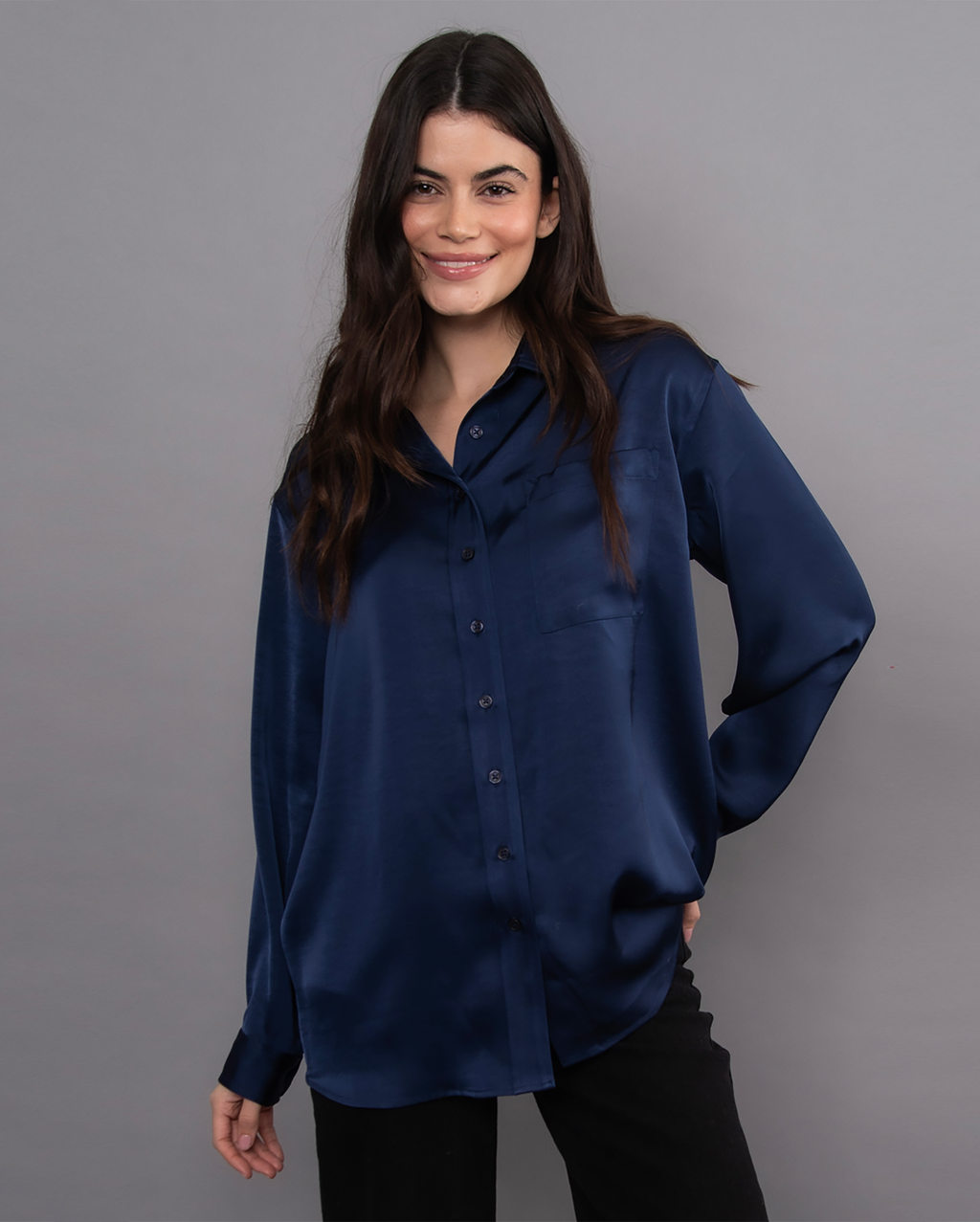 RD STYLE Padme Satin Shirt