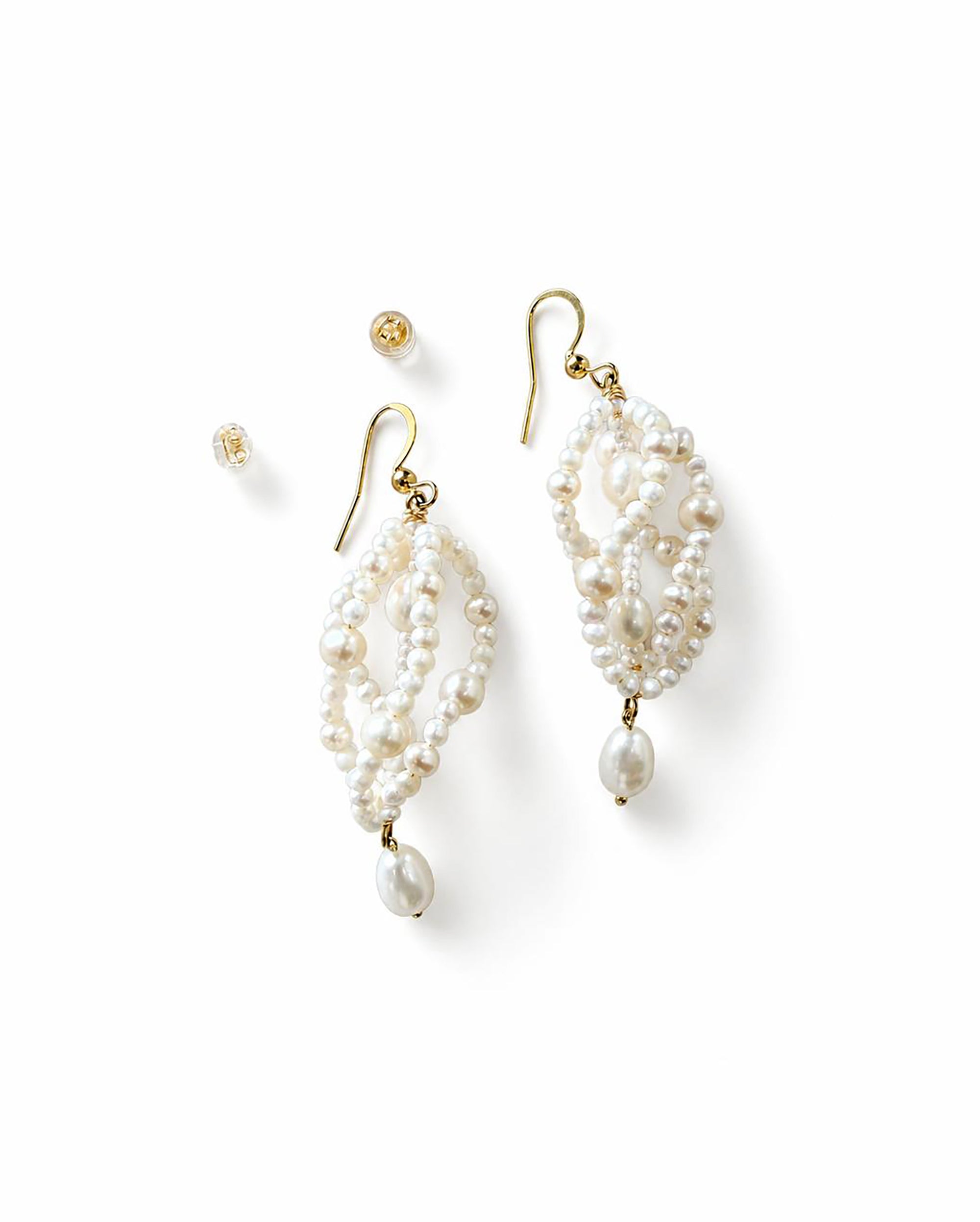 Blossom Beads Pearl Earrings