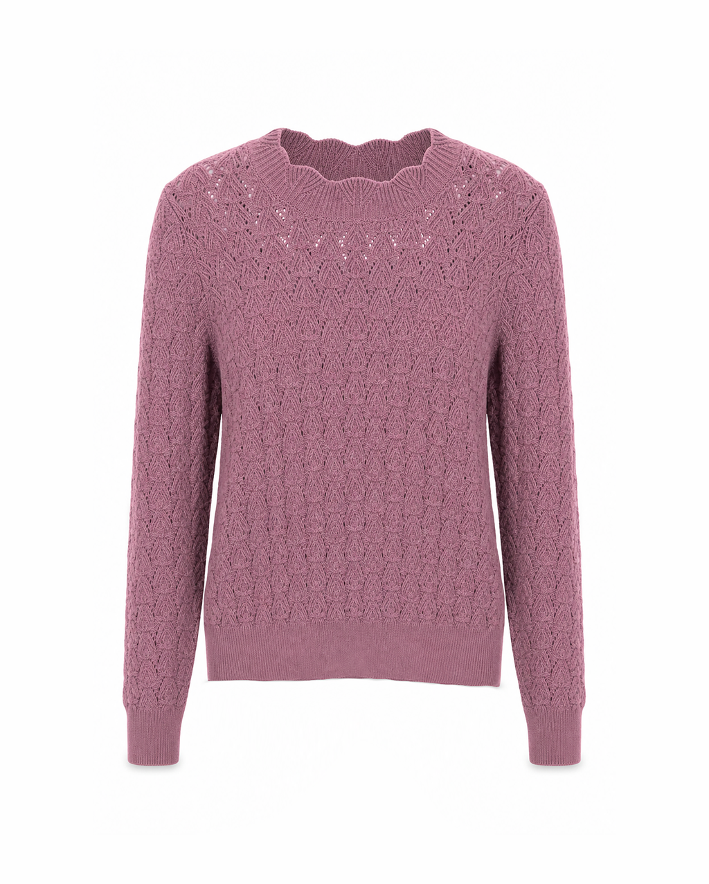 APRICOT Pointelle Sweater