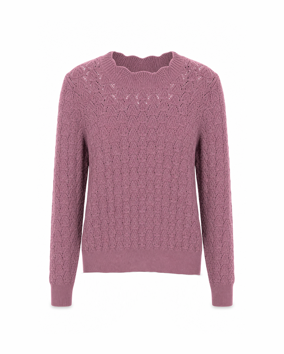 APRICOT Pointelle Sweater