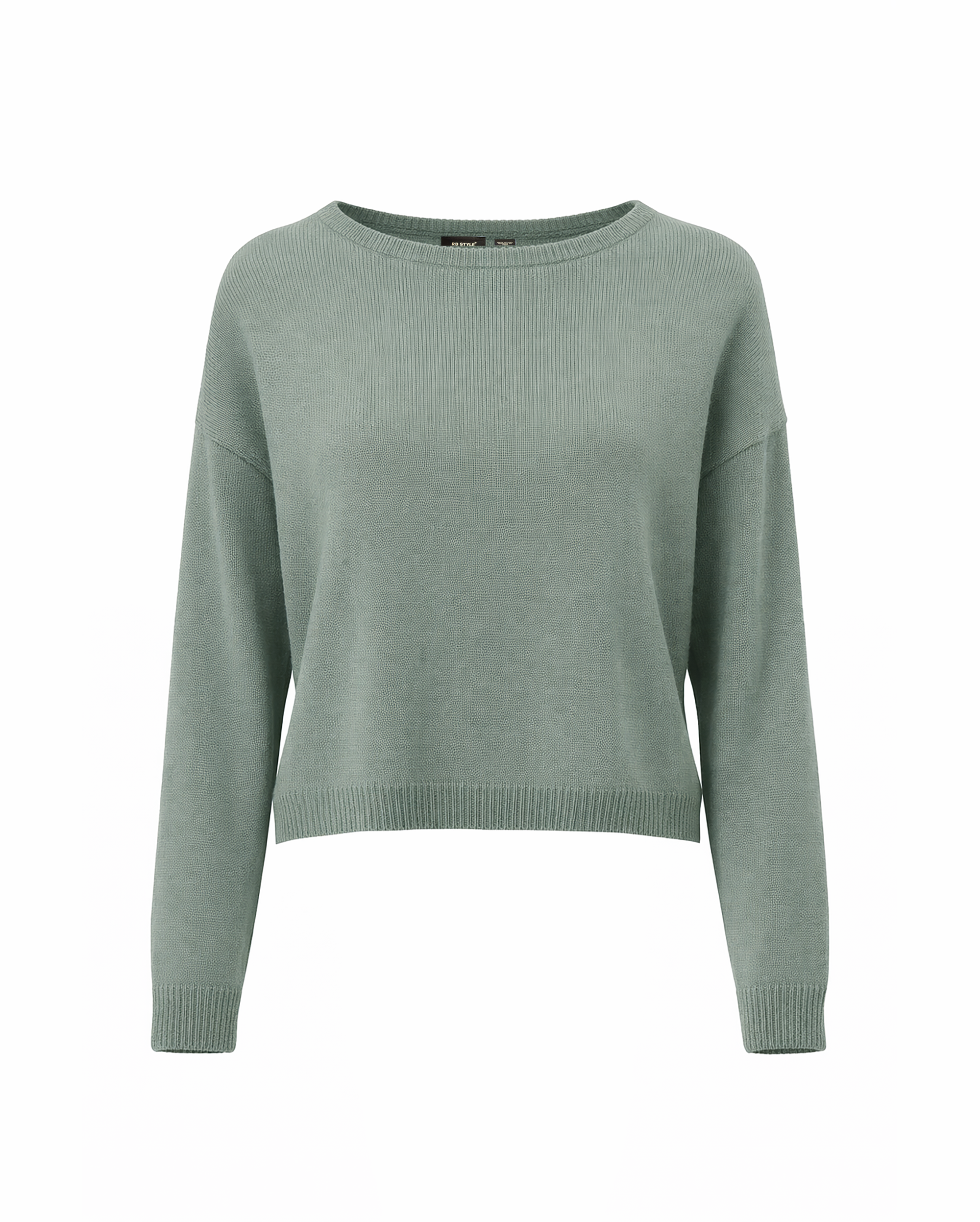 RD STYLE Boat Neck Sweater
