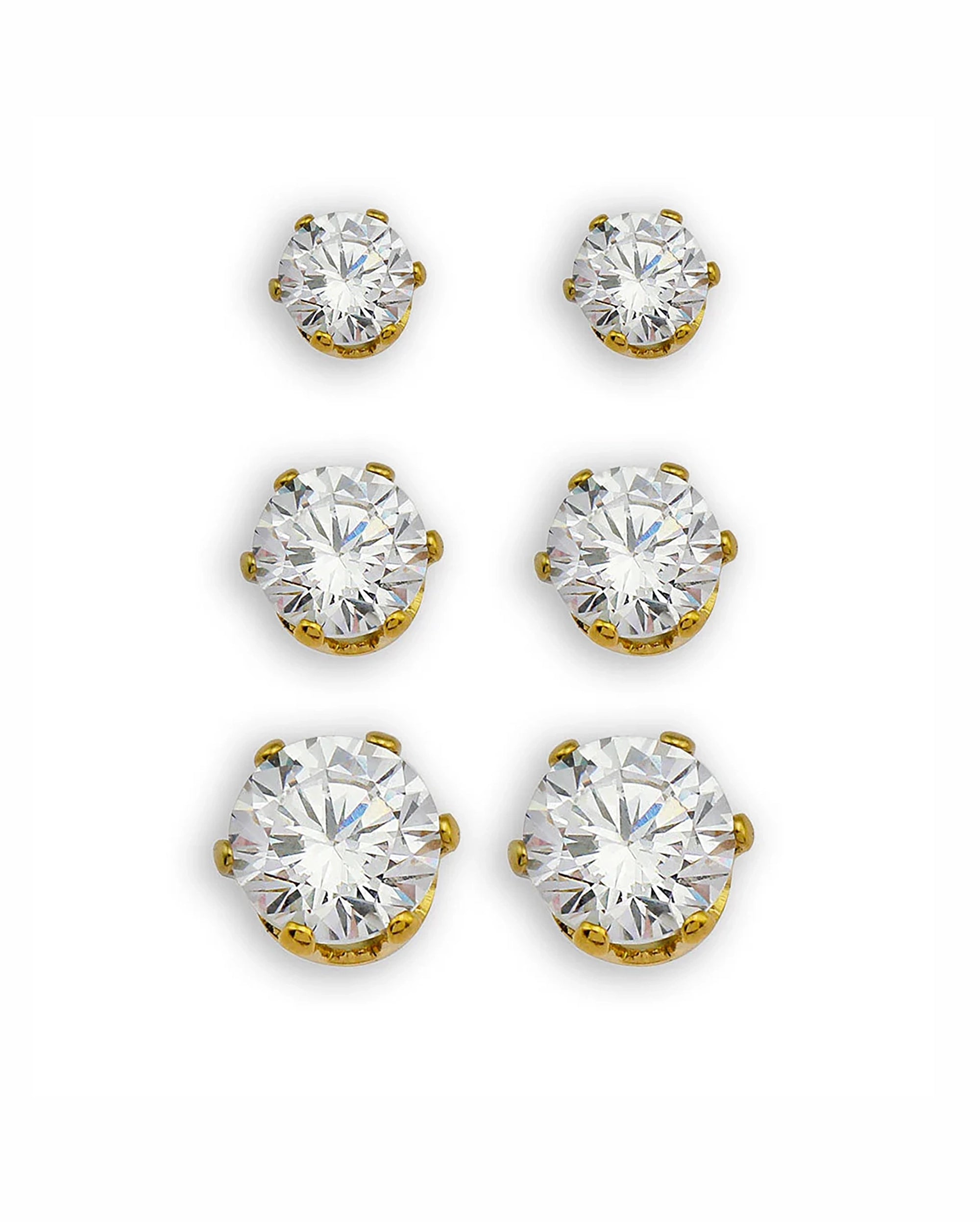 Reign Zirconia Stud Earrings