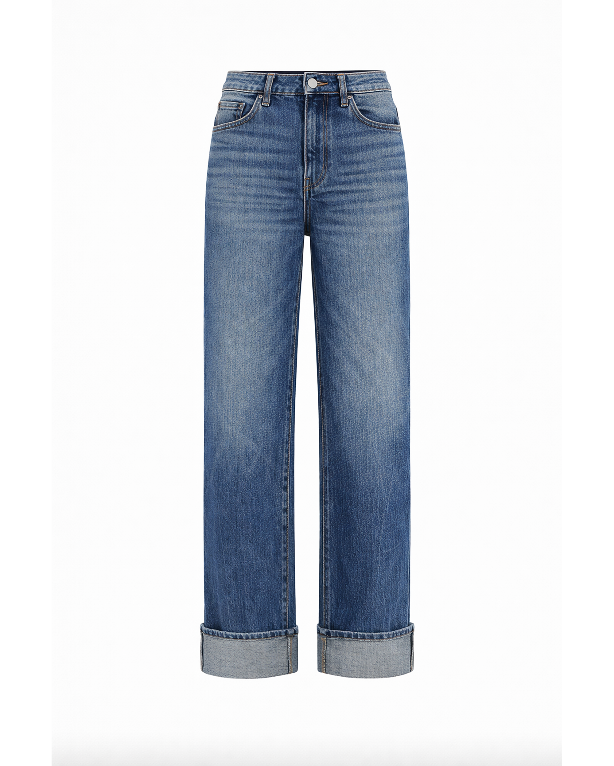 BAYEAS Relax Straight Leg Jeans