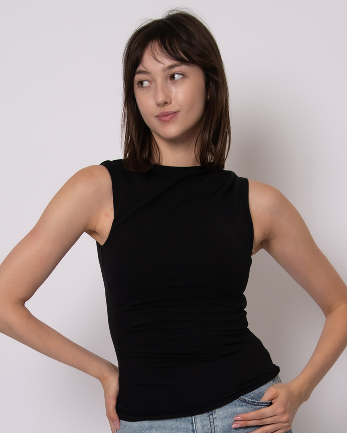 RD STYLE Ruri Draped Top