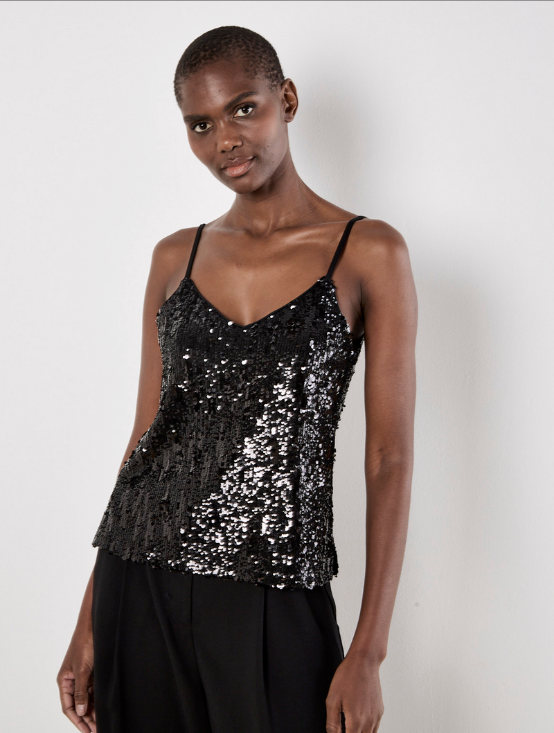 APRICOT Sequin Cami Top