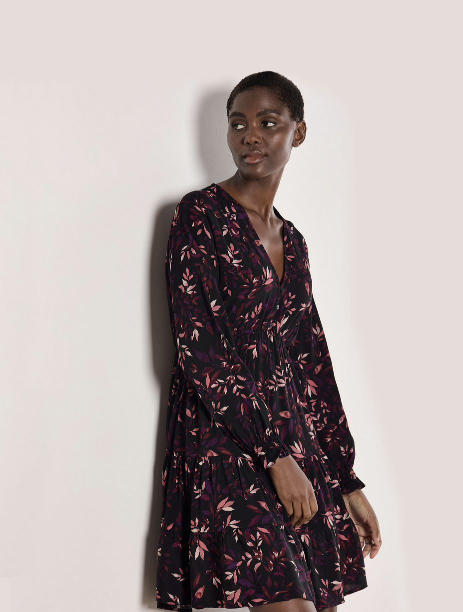 APRICOT Trailing Leaves Dress