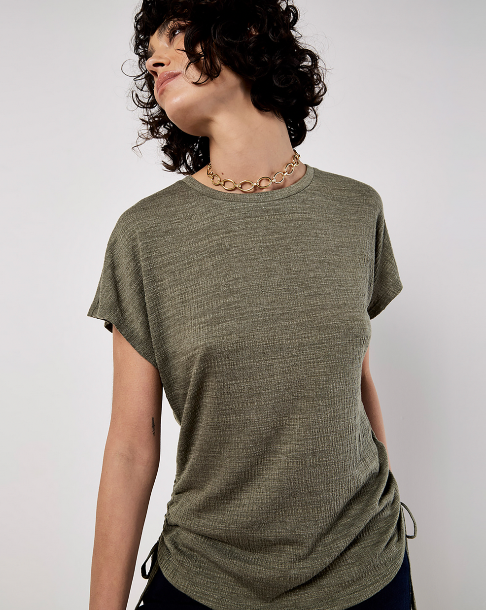 APRICOT Textured T-shirt
