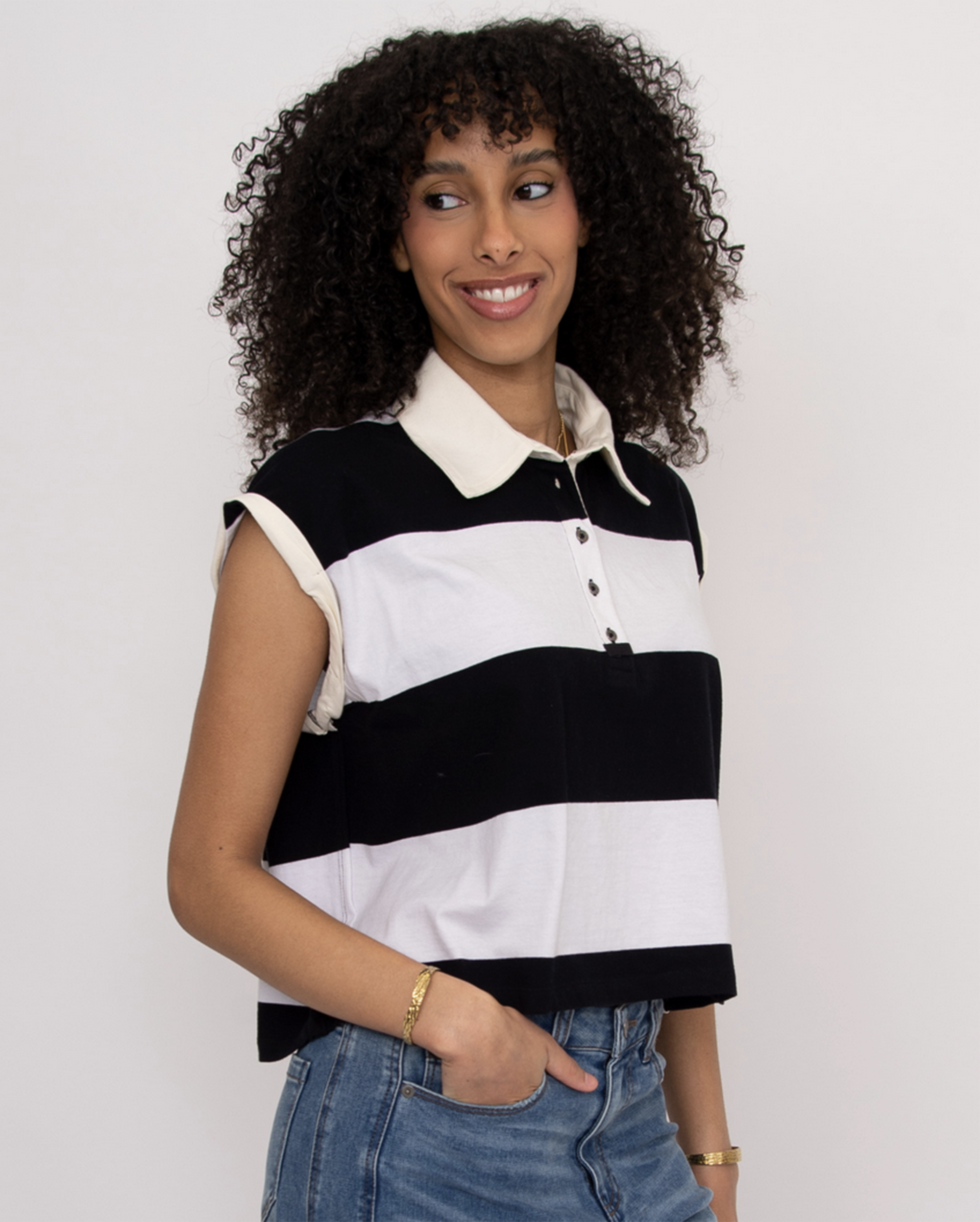 RD STYLE Harper Collar Top