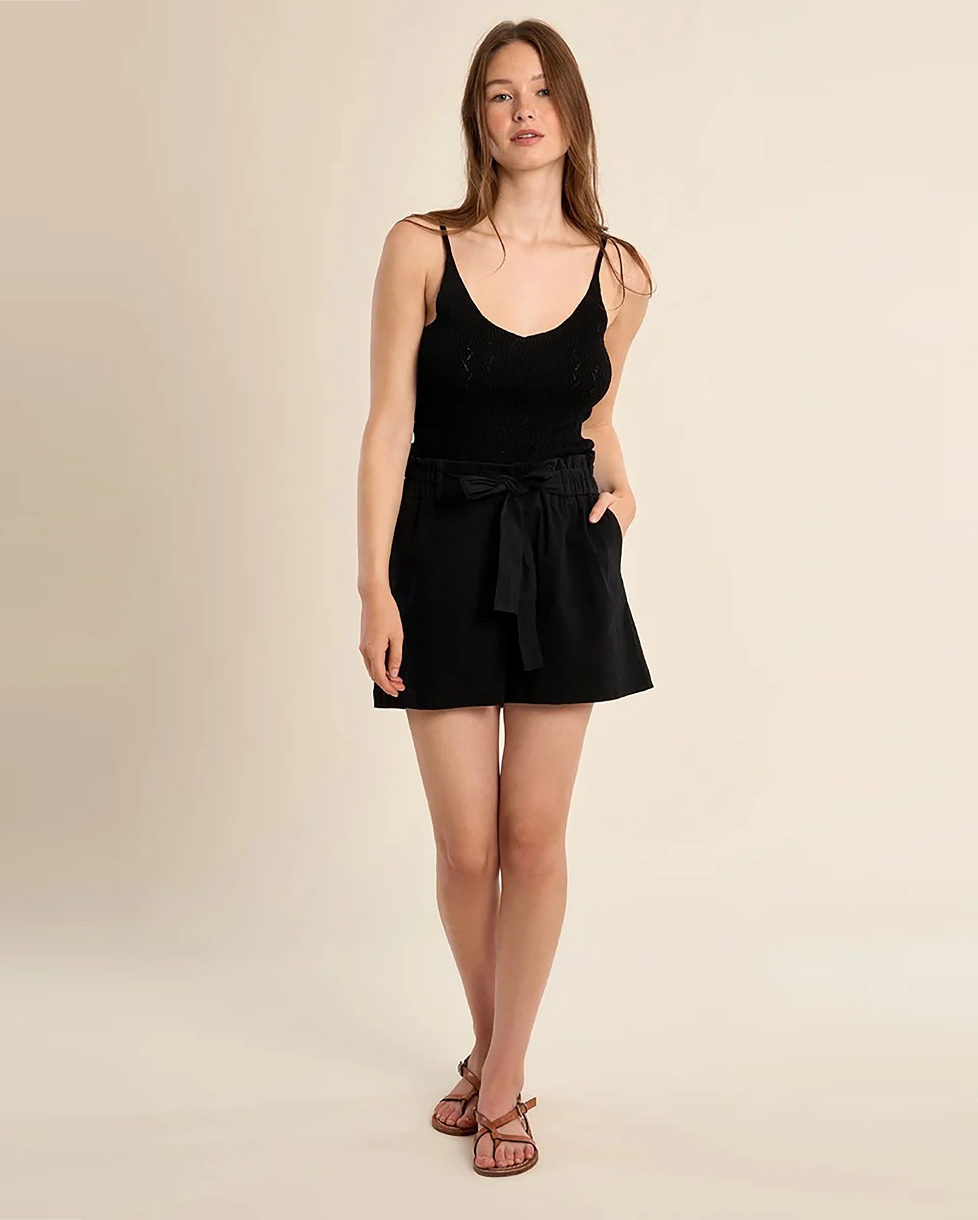 MOLLY BRACKEN Tie Shorts