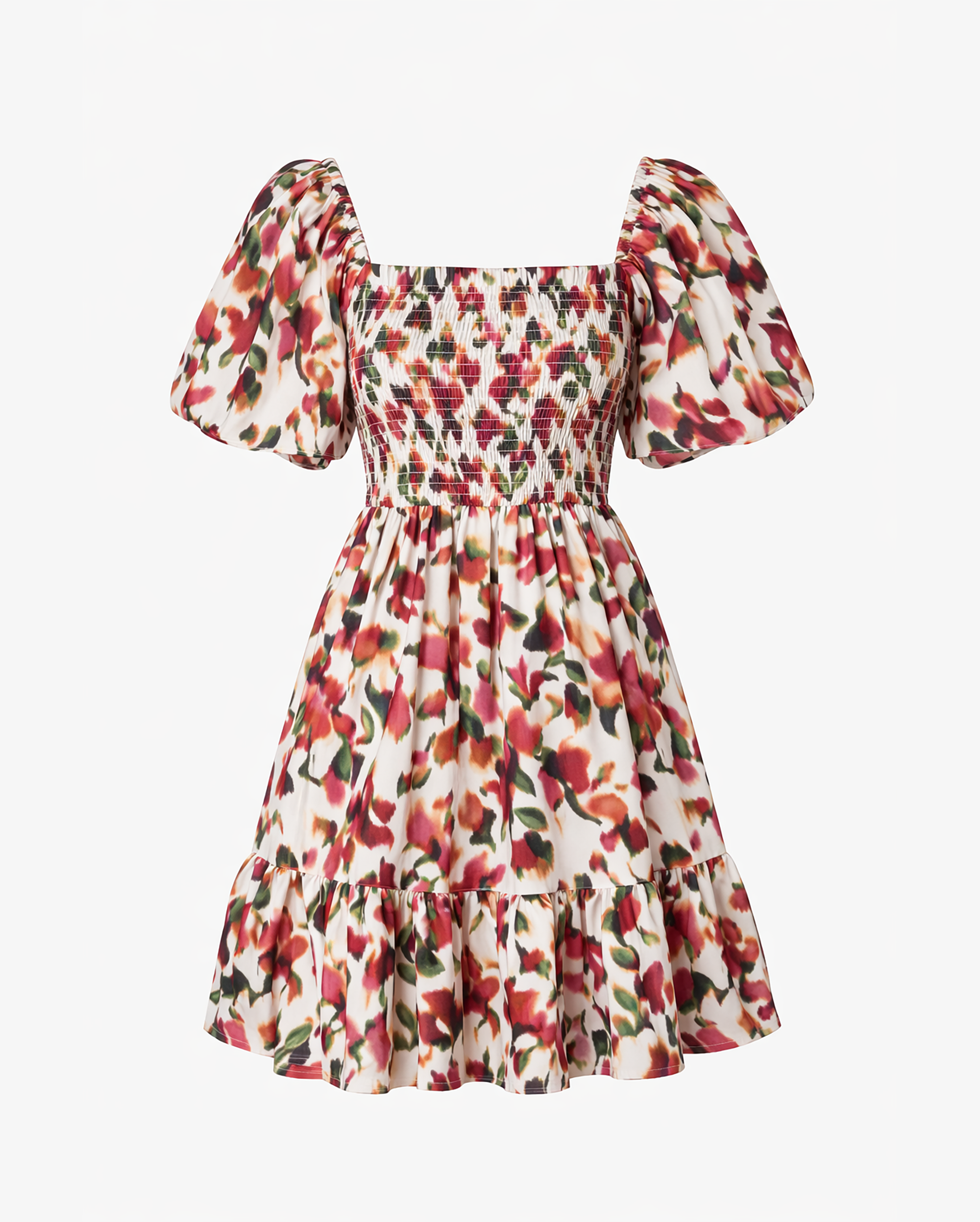 APRICOT Smocked Ikat Dress