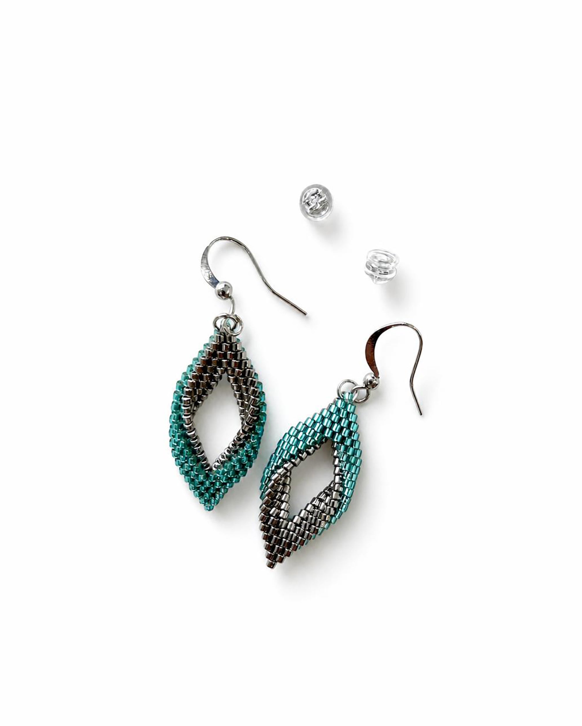 BLOSSOM BEADS Leaf Shape Earrings