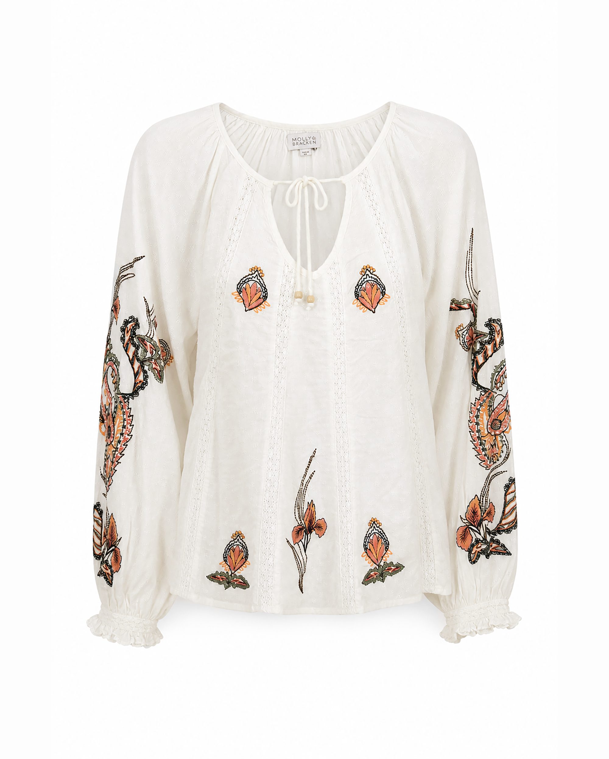 MOLLY BRACKEN Embroidered Blouse