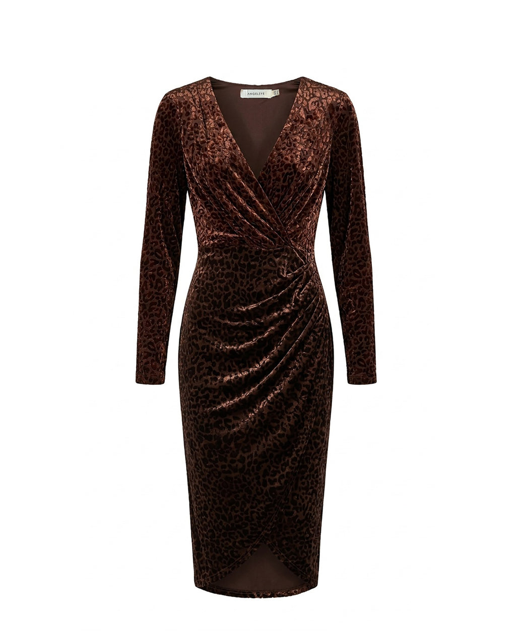 ANGELEYE Velvet Cheetah Dress