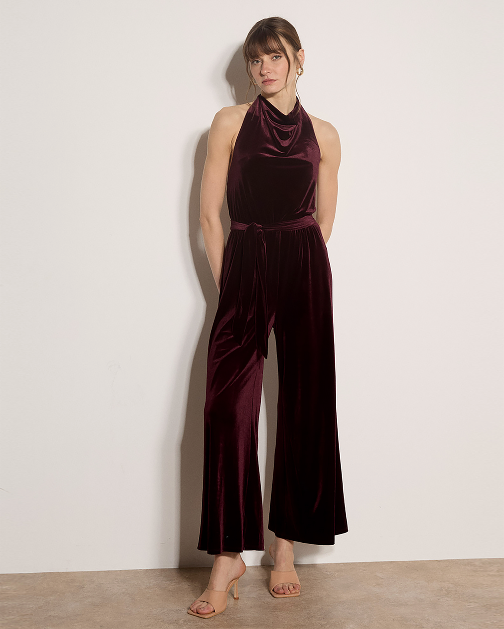 APRICOT Velvet Jumpsuit