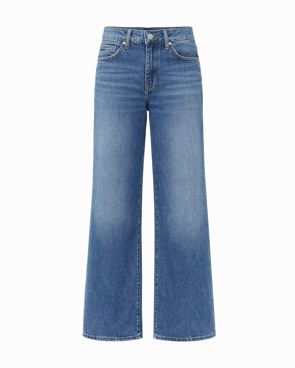 BAYEAS Mid Rise Wide Leg Denim