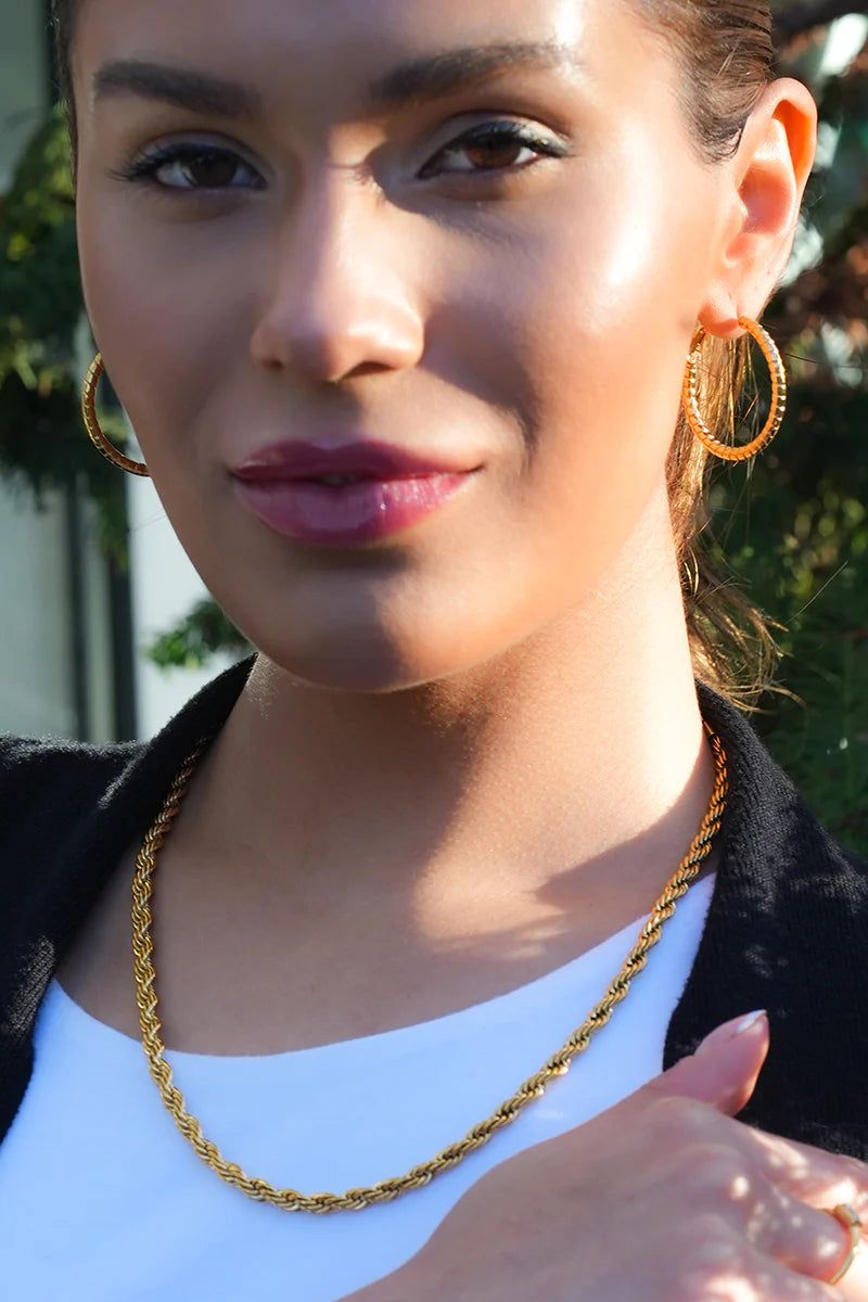 HN - Arkeley Necklace 18K Gold Overlay O/S