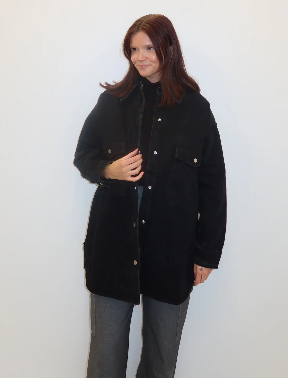 Brunette The Label - Dolly Denim Jacket  Blue XS/S