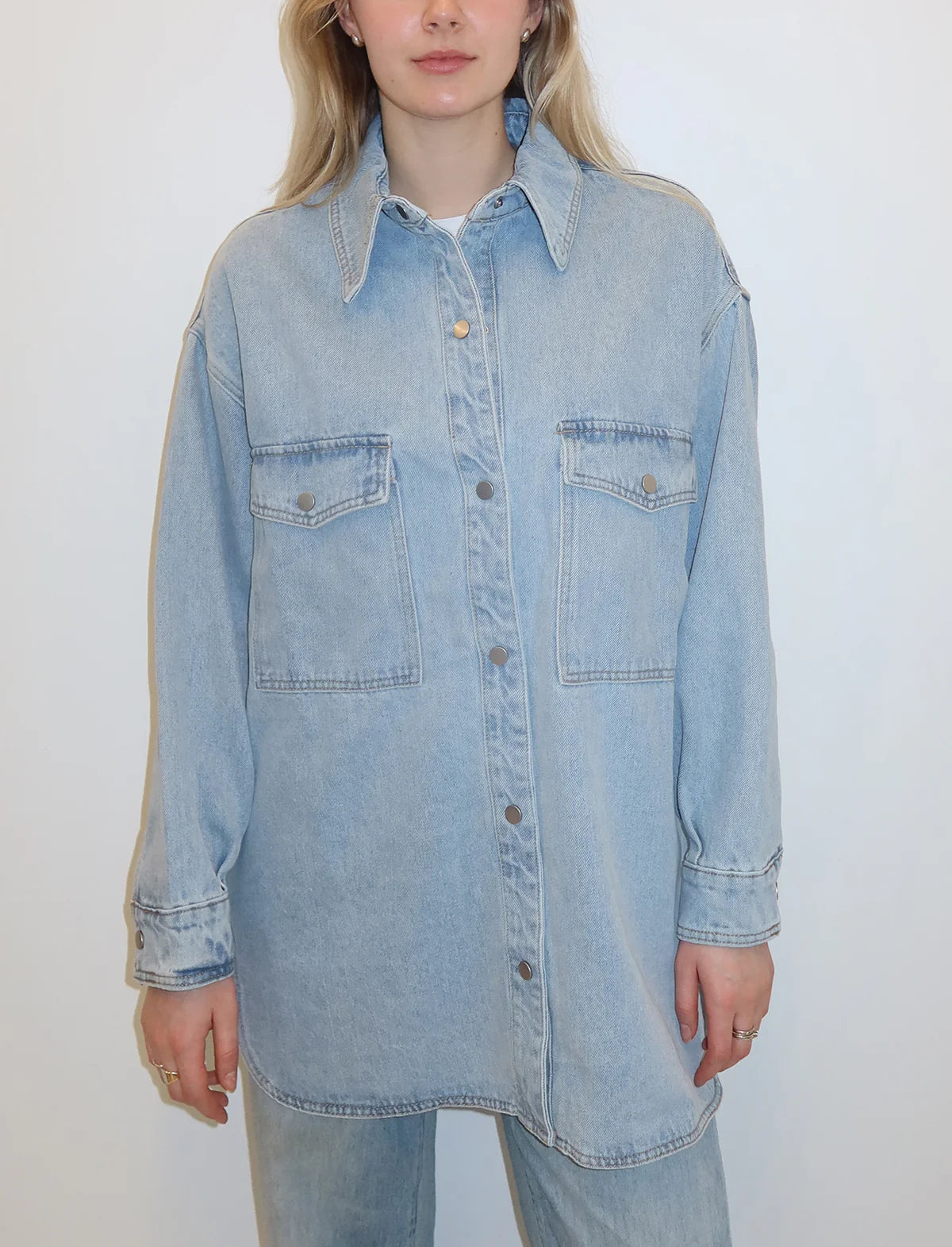 Brunette The Label - Dolly Denim Jacket  Blue S/M