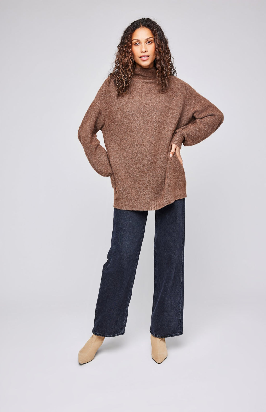 Gentle Fawn - Jones Sweater Heather Bone XS