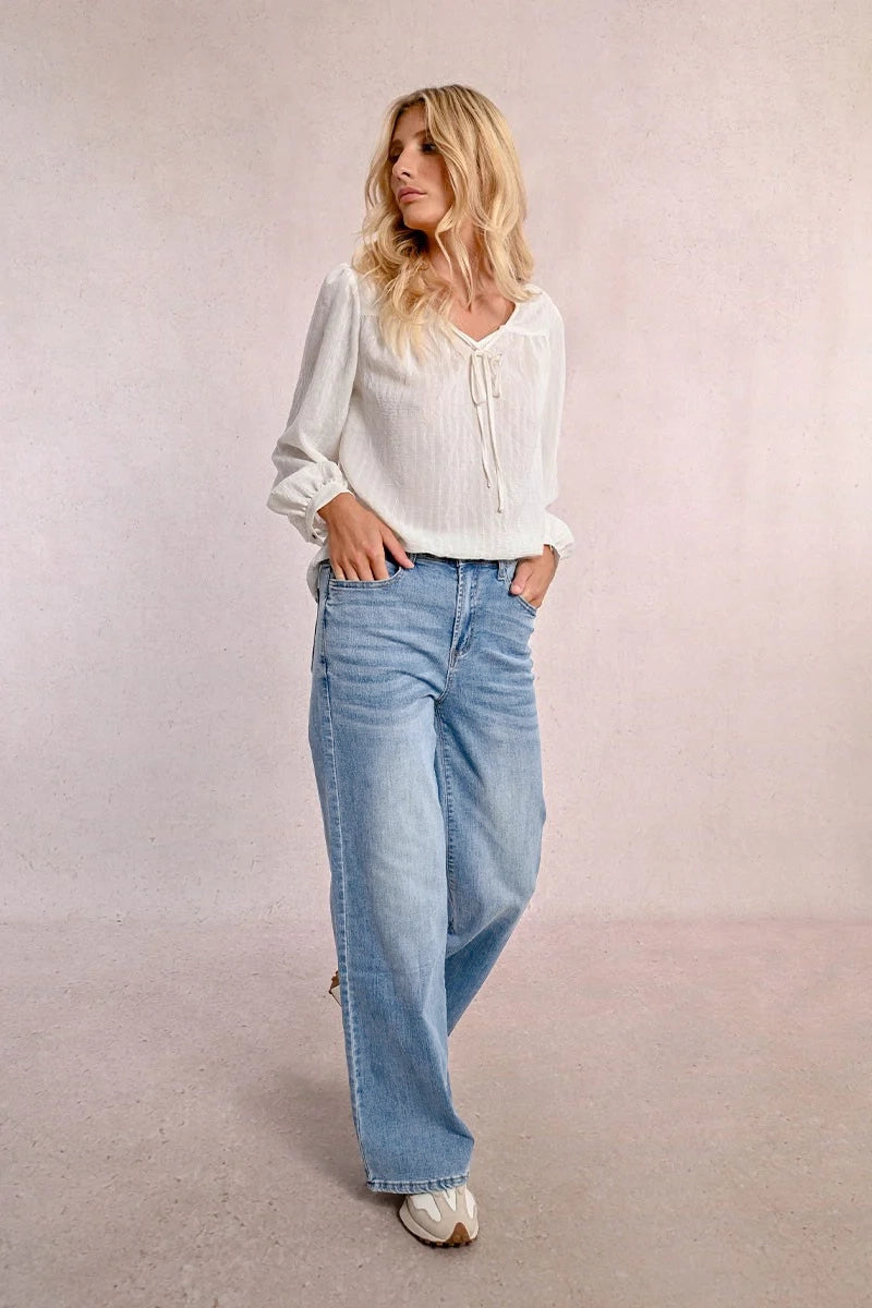 Molly Bracken Wide Leg Jeans