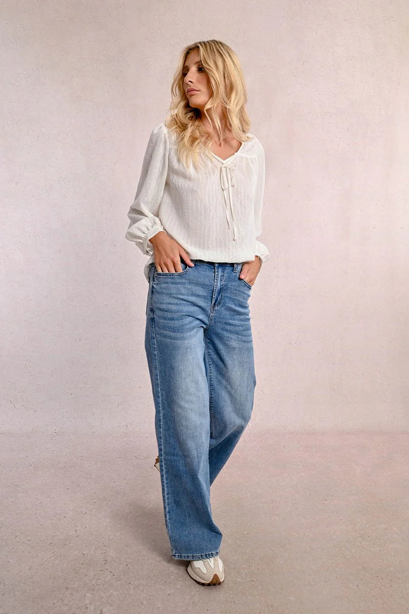 Molly Bracken Wide Leg Jeans