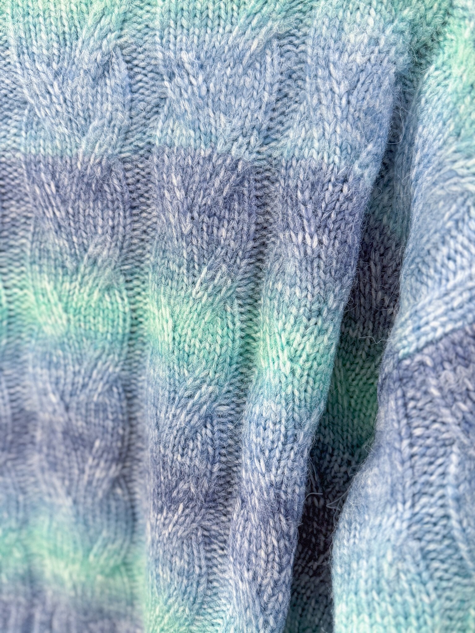 Apricot - Space Boxy Sweater Blue S