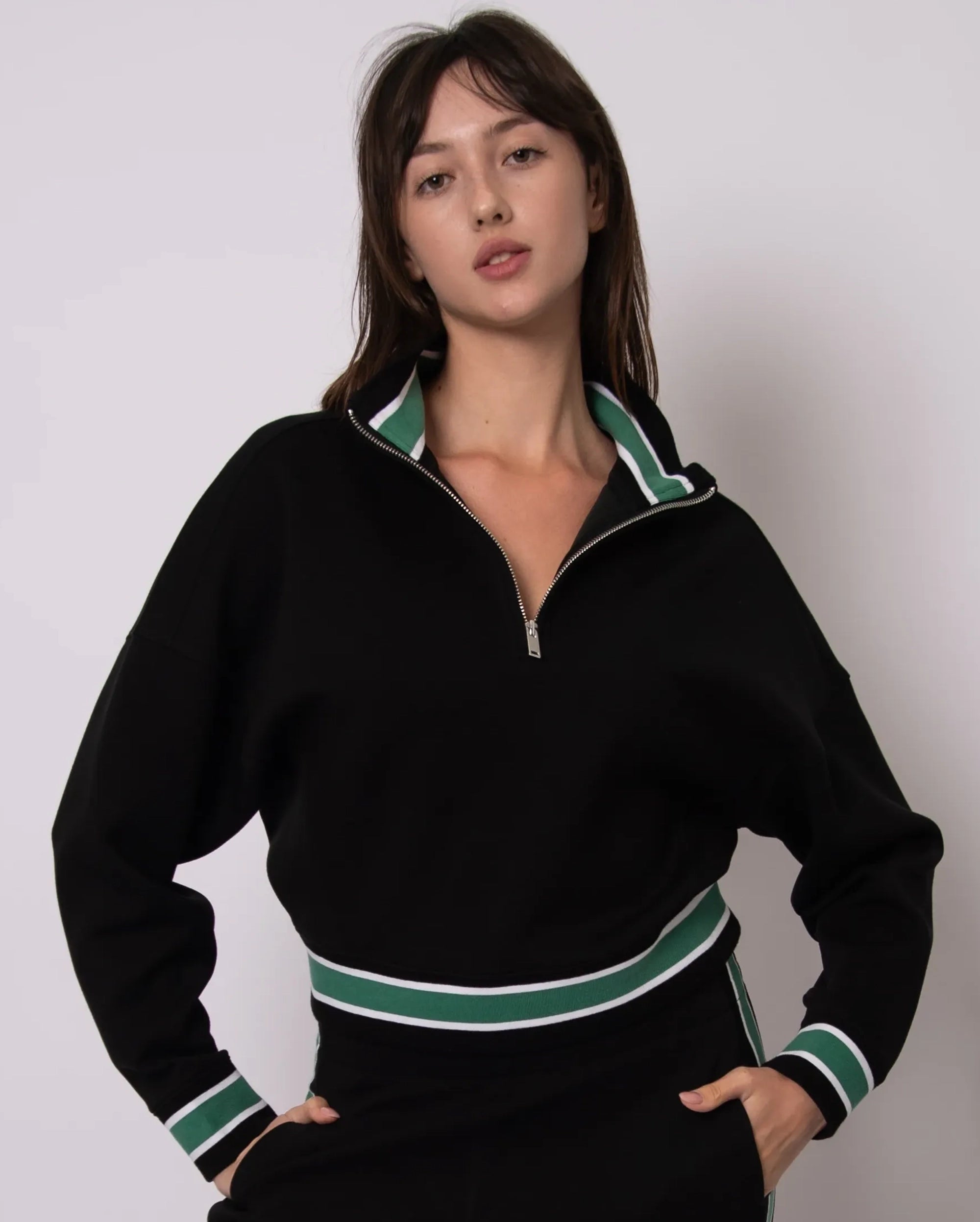 RD STYLE Mailyn Half Zip Top