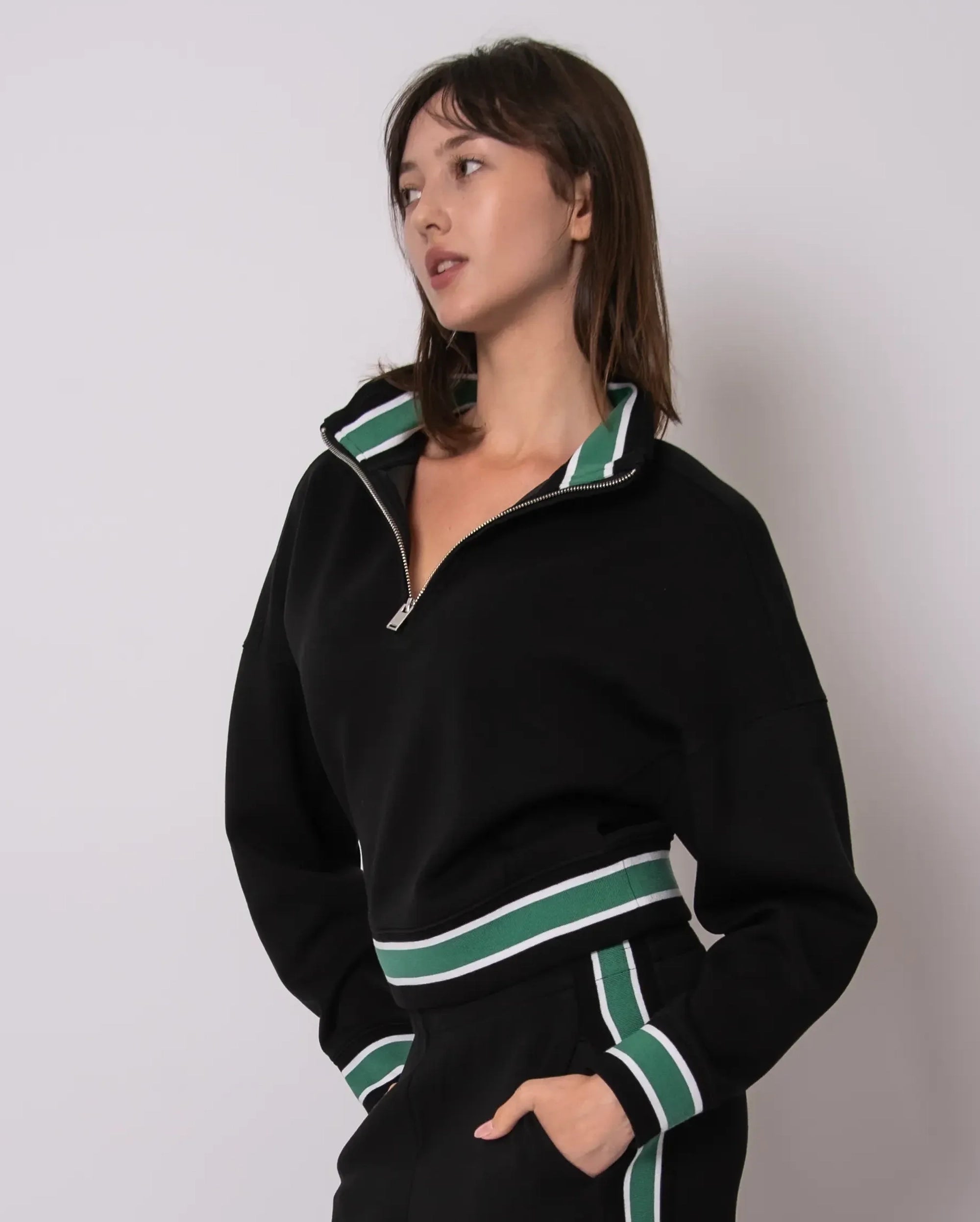 RD STYLE Mailyn Half Zip Top