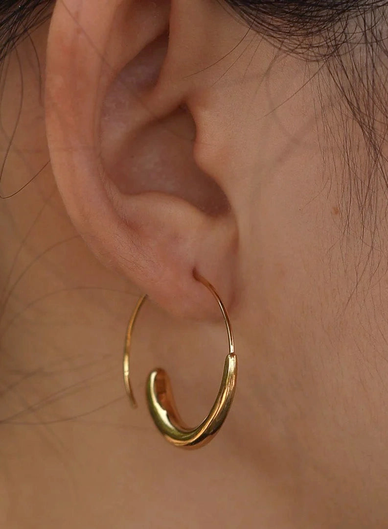 HN - Nural Earrings 18K Gold Earrings O/S