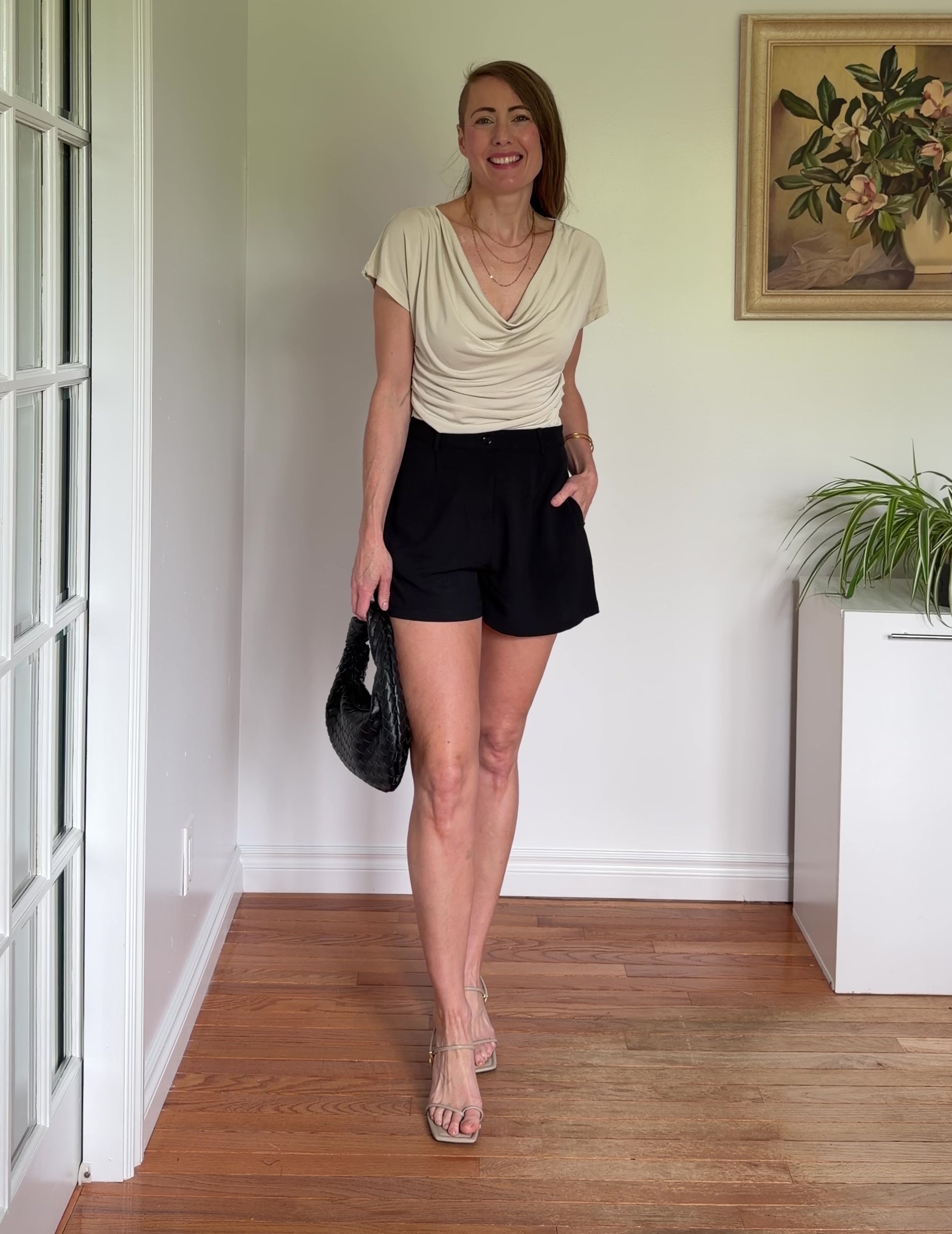 MOLLY BRACKEN High Waist Shorts
