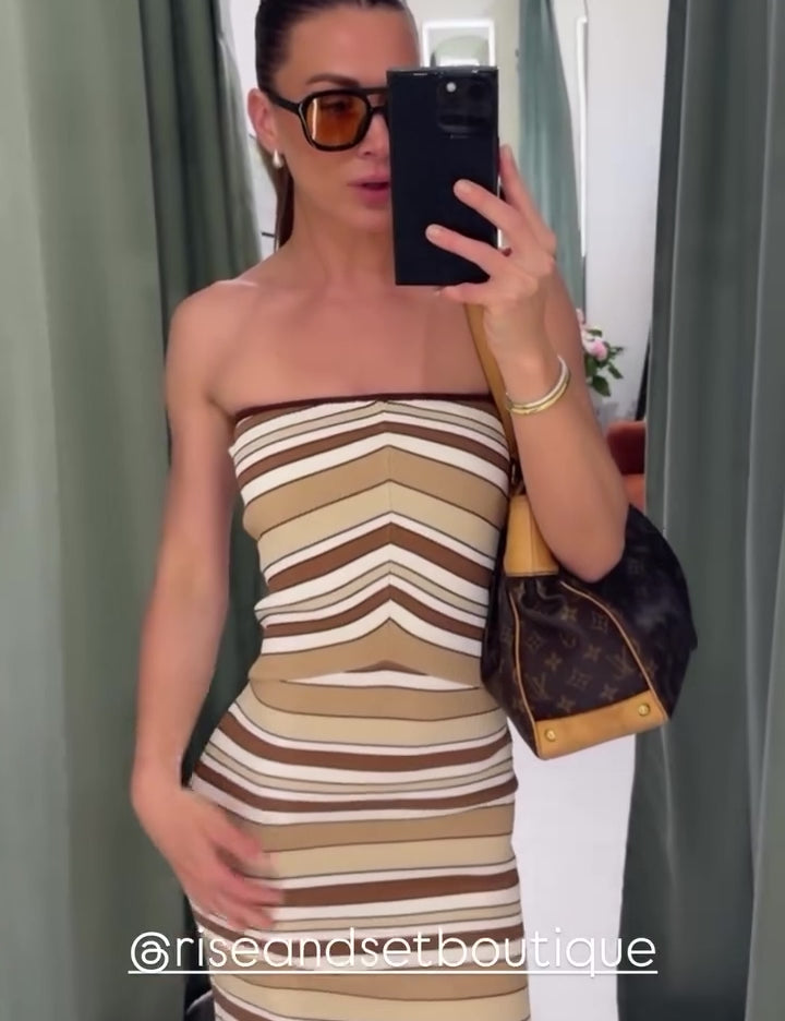 MINKPINK Vela Knit Midi Dress