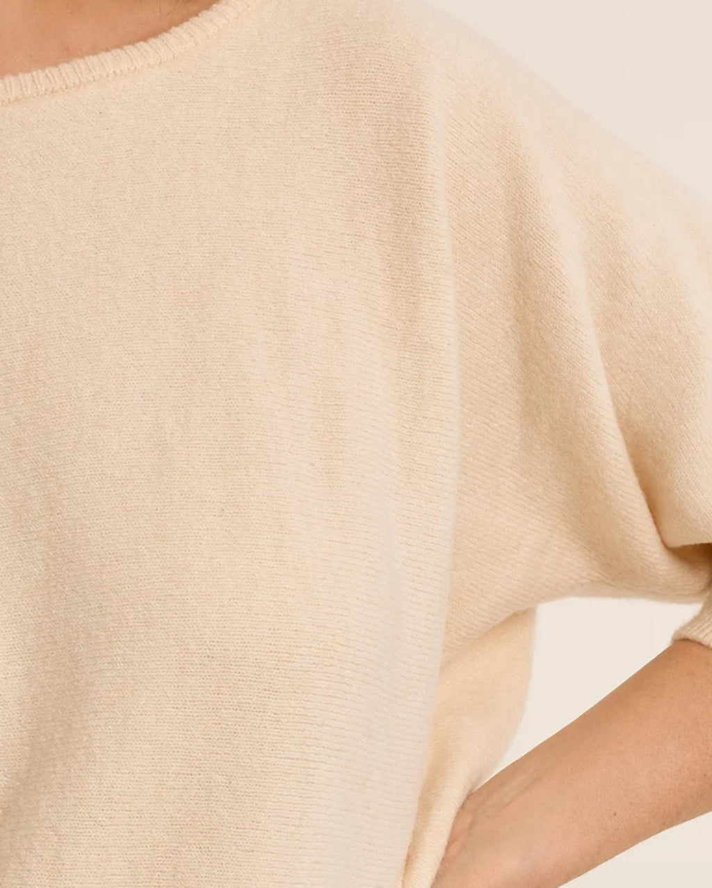 MOLLY BRACKEN Scoop Back Sweater