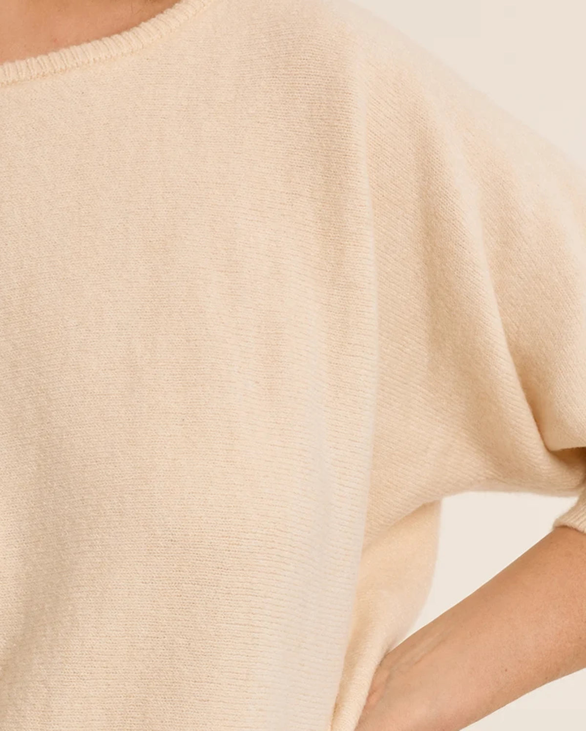 MOLLY BRACKEN Scoop Back Sweater