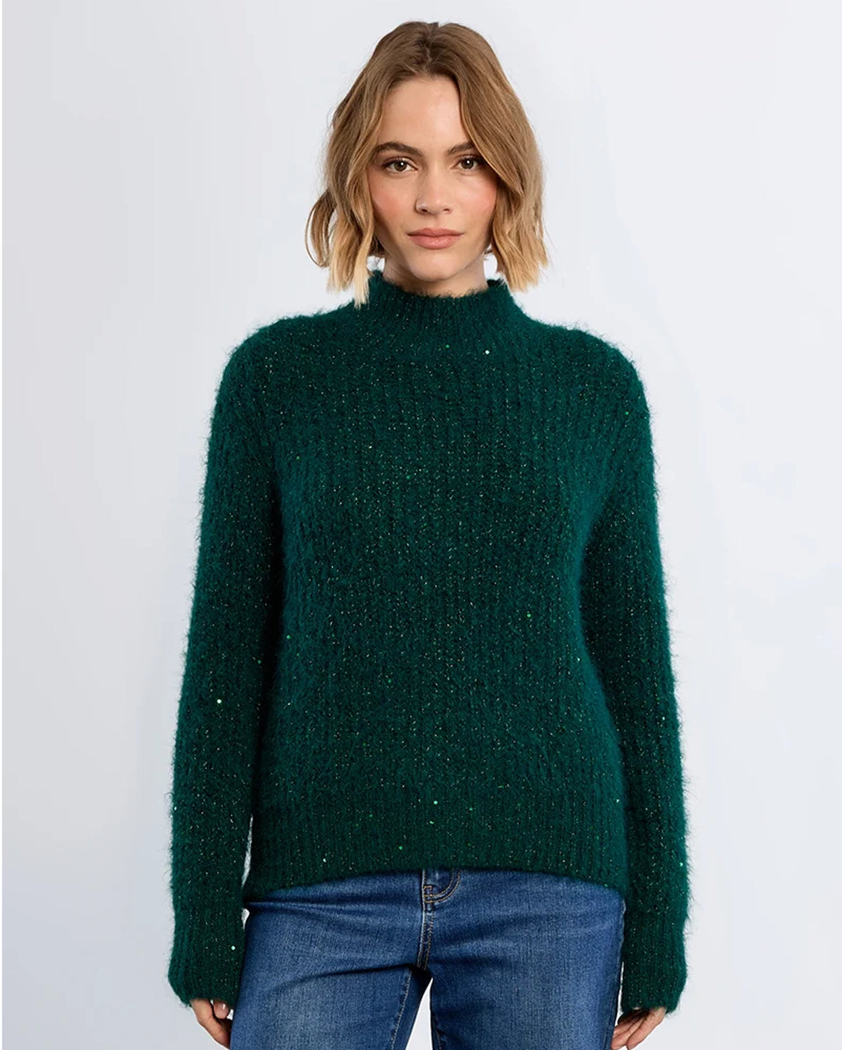 MOLLY BRACKEN Sparkly Sweater
