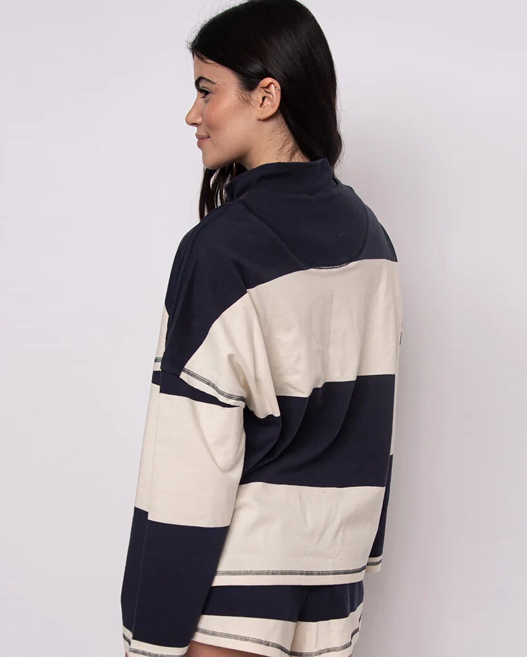 RD STYLE Camille Stripe Sweatshirt