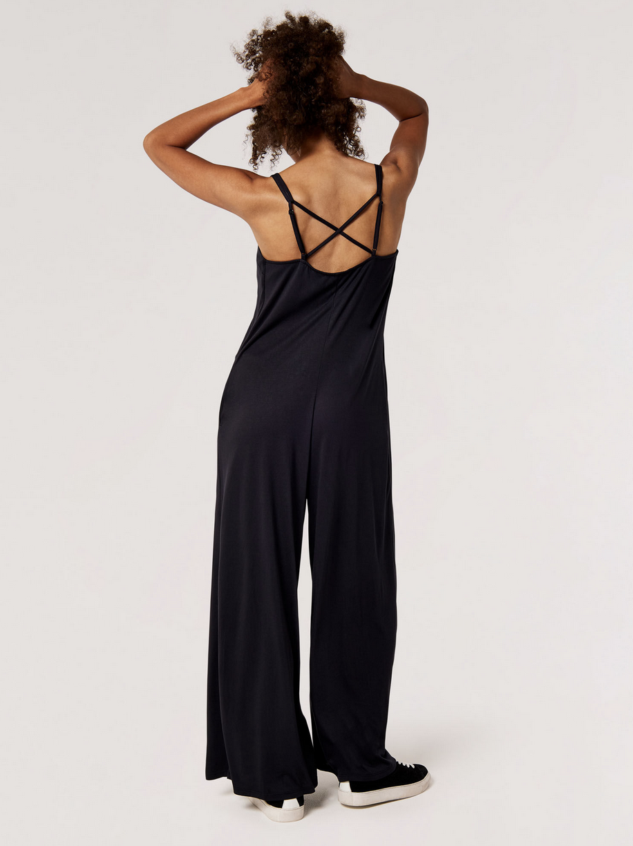 Apricot - Palazzo Jumpsuit Midnight M