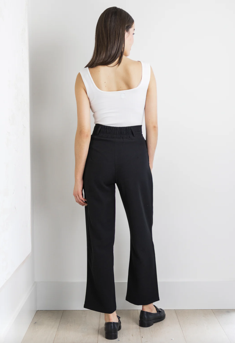 Priv - Valentina Pleated Trouser Black S
